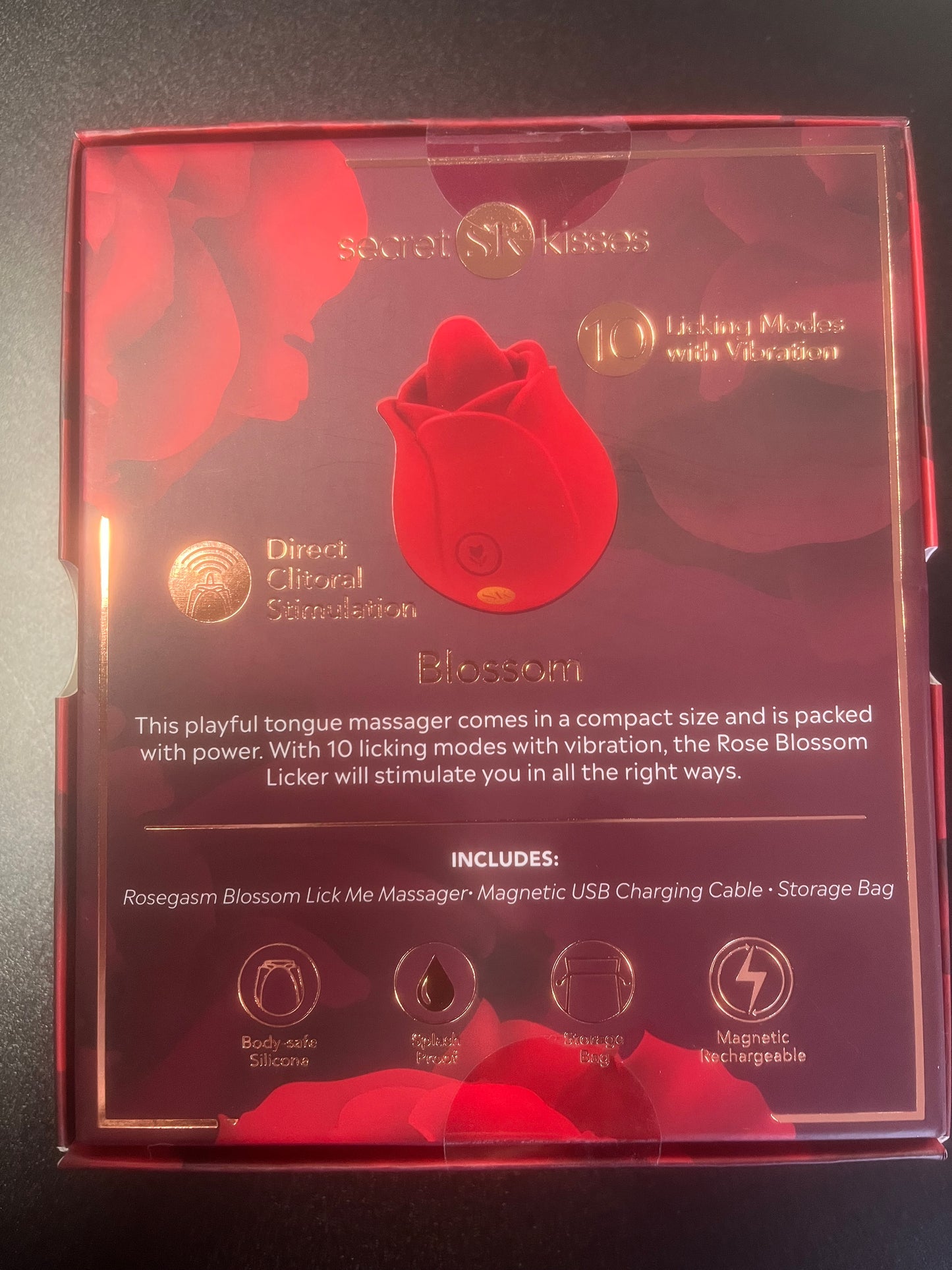 SK Rosegasm Licking Rose Toy