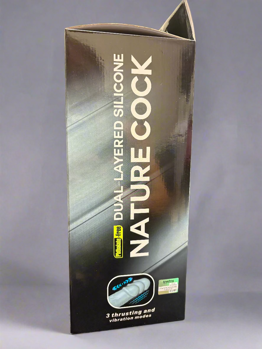 LoveToy Dual-Layered Nature Thrusting Cock Vibrator