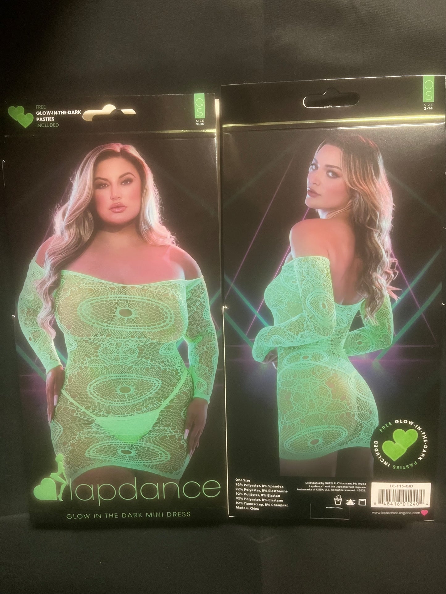 Lapdance GLOW Mini Dress LC-115