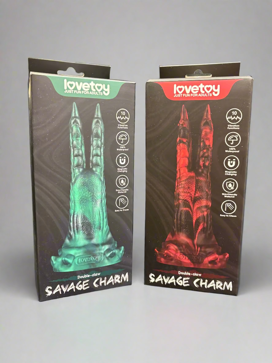 LoveToy Savage Charm Double Claw Vibrator