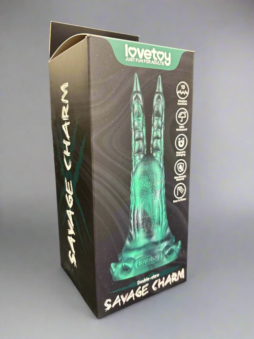 LoveToy Savage Charm Double Claw Vibrator