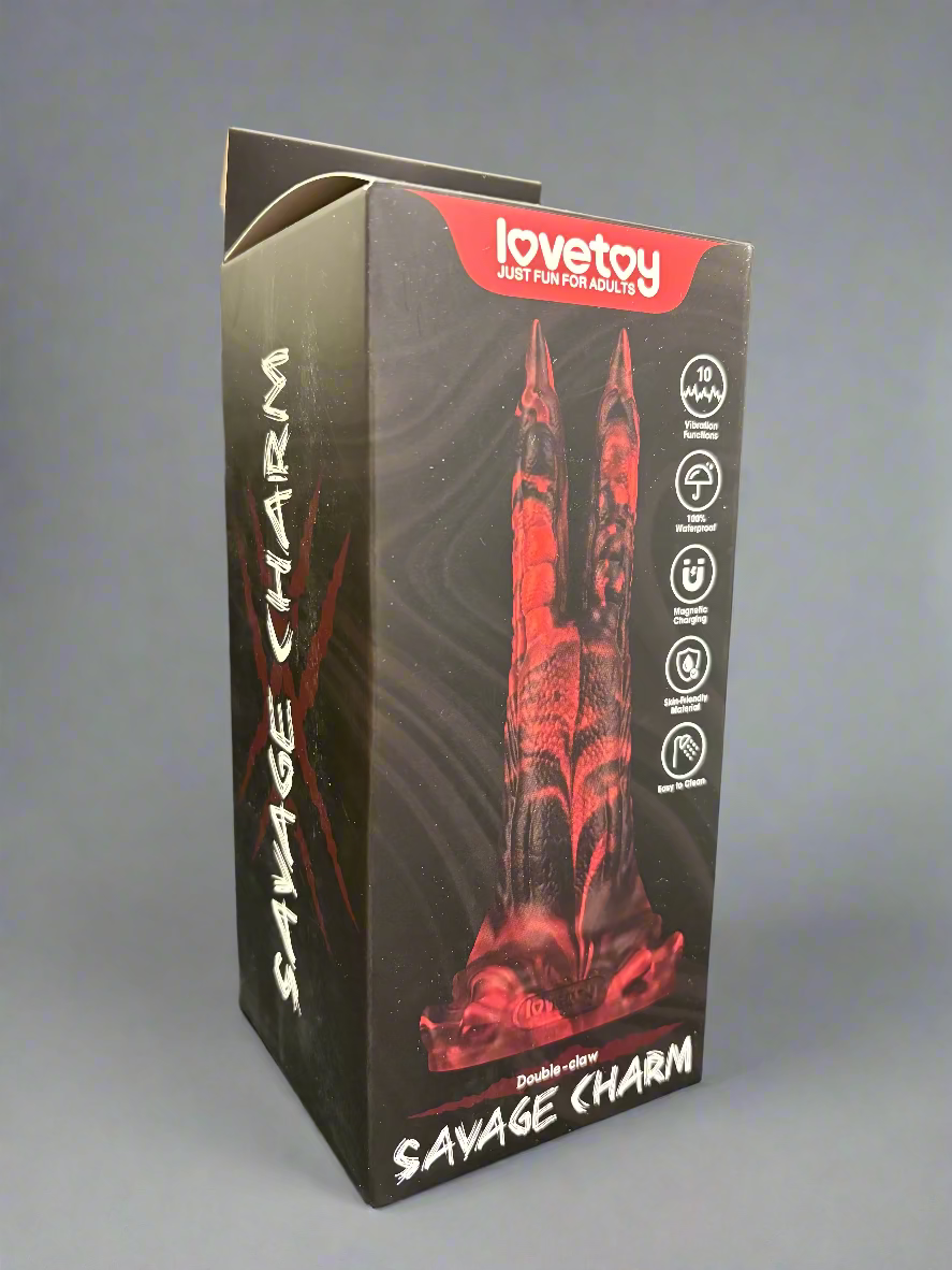 LoveToy Savage Charm Double Claw Vibrator