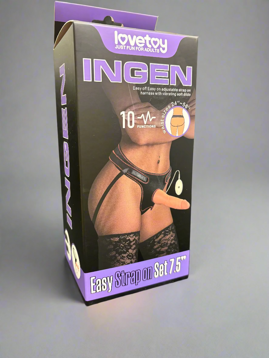 LoveToy Ingen Easy Strap on W/Vibrating Dildo