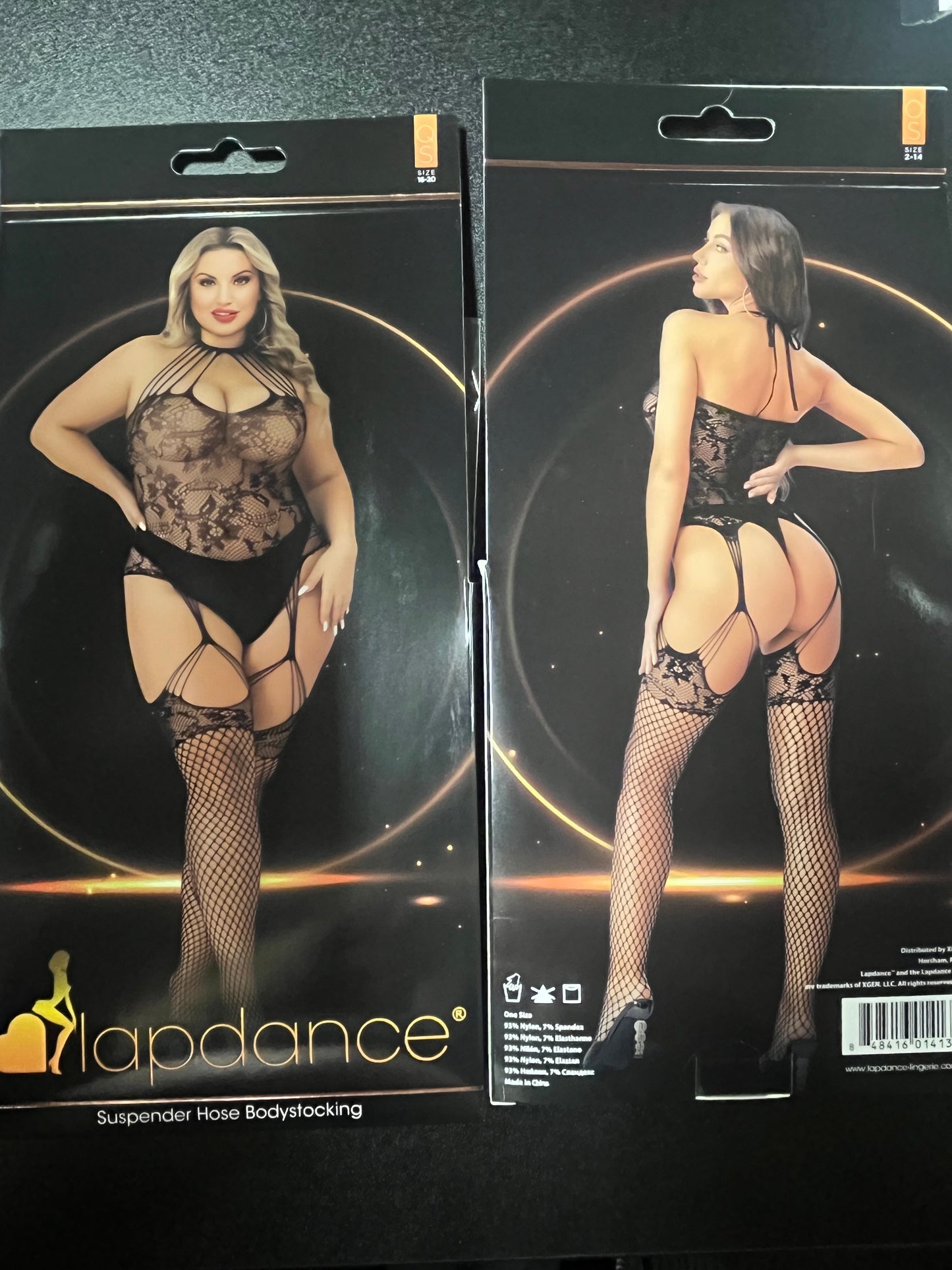 LapDance SUSPENDER HOSE BODYSTOCKING LC120