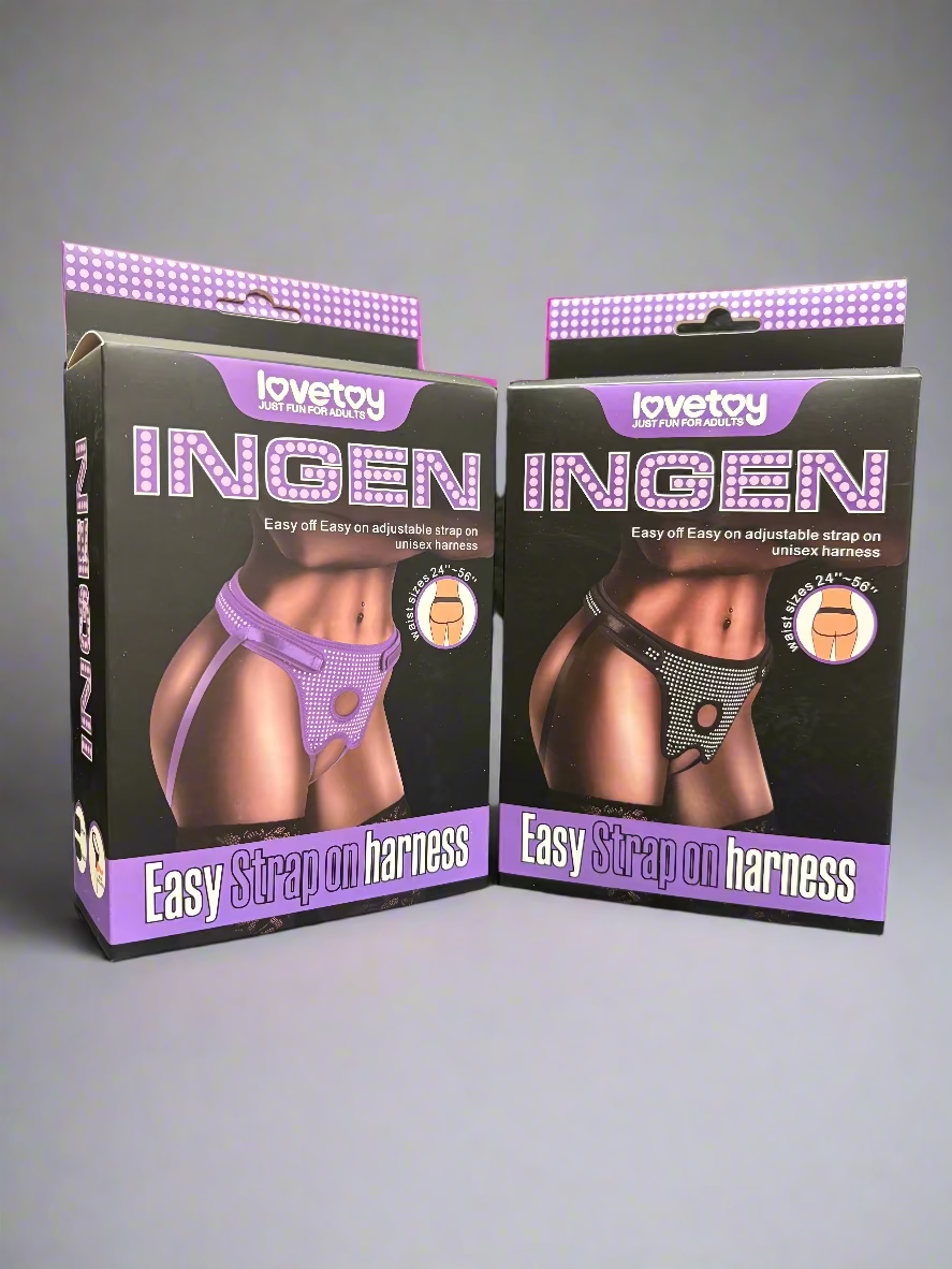 LoveToy Ingen Easy Strap On Harness w/ Polka Dots