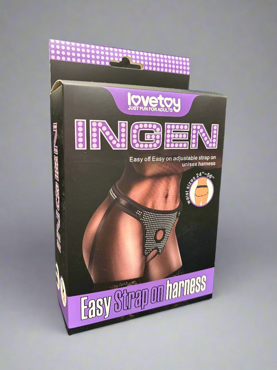 LoveToy Ingen Easy Strap On Harness w/ Polka Dots