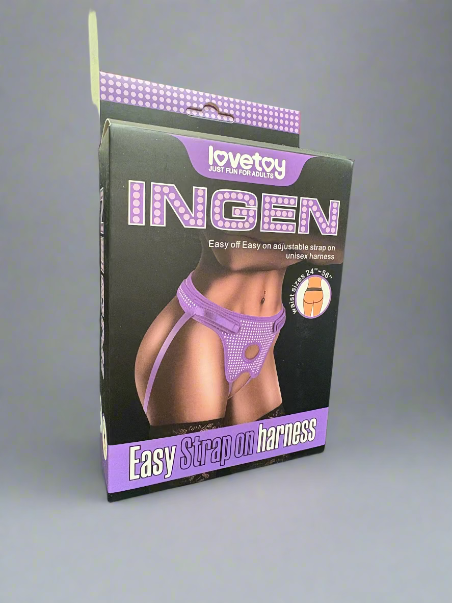 LoveToy Ingen Easy Strap On Harness w/ Polka Dots