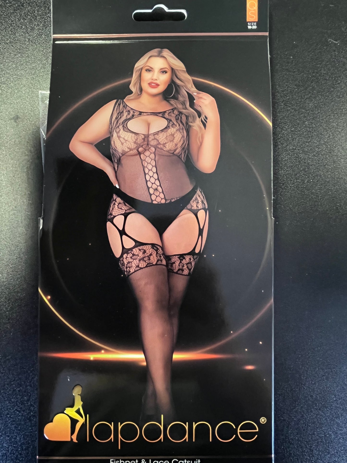 LapDance Fishnet & Lace Bodystocking LC128