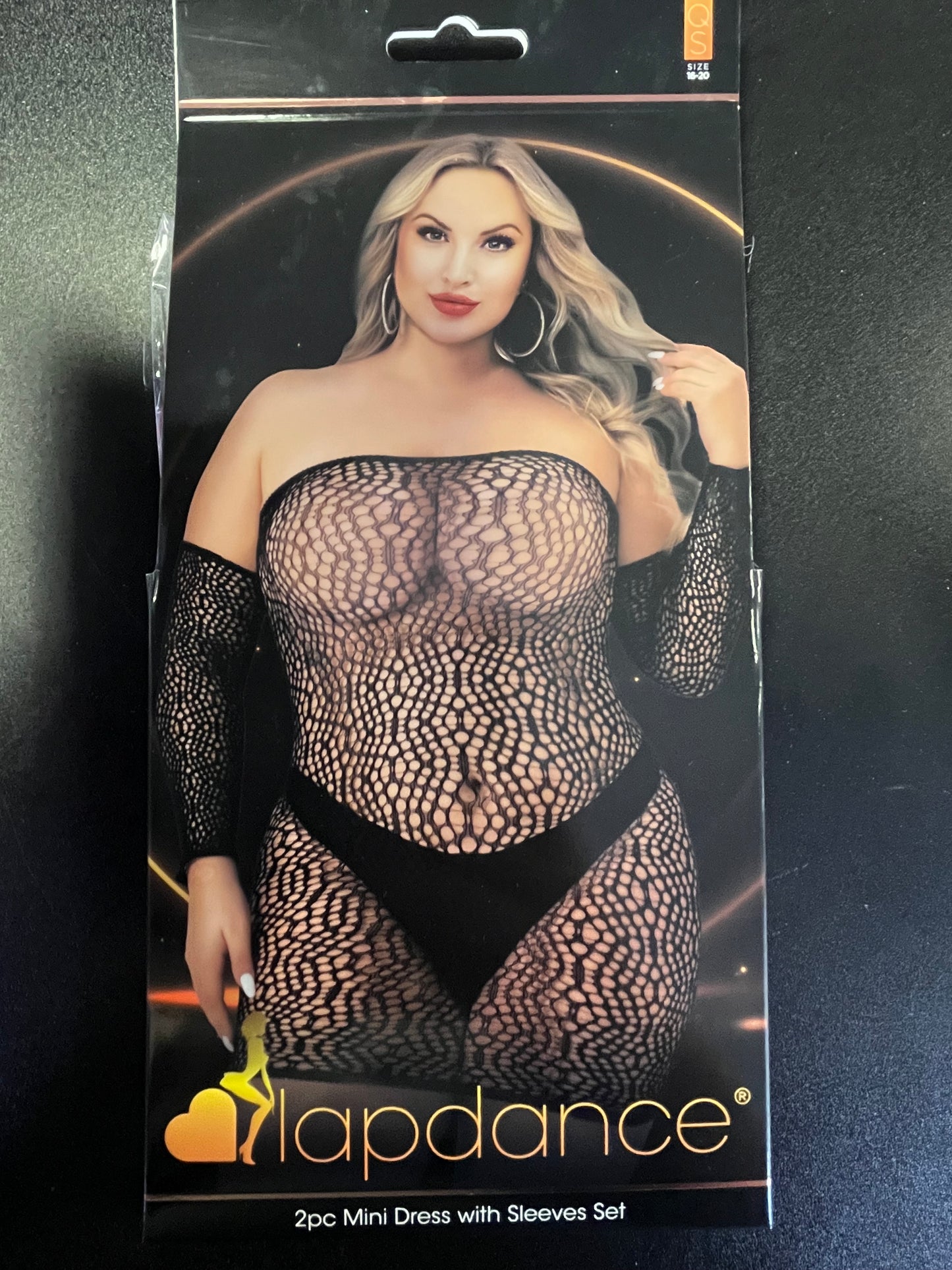 LapDance 2pc Mini Dress with Sleeves LC126X