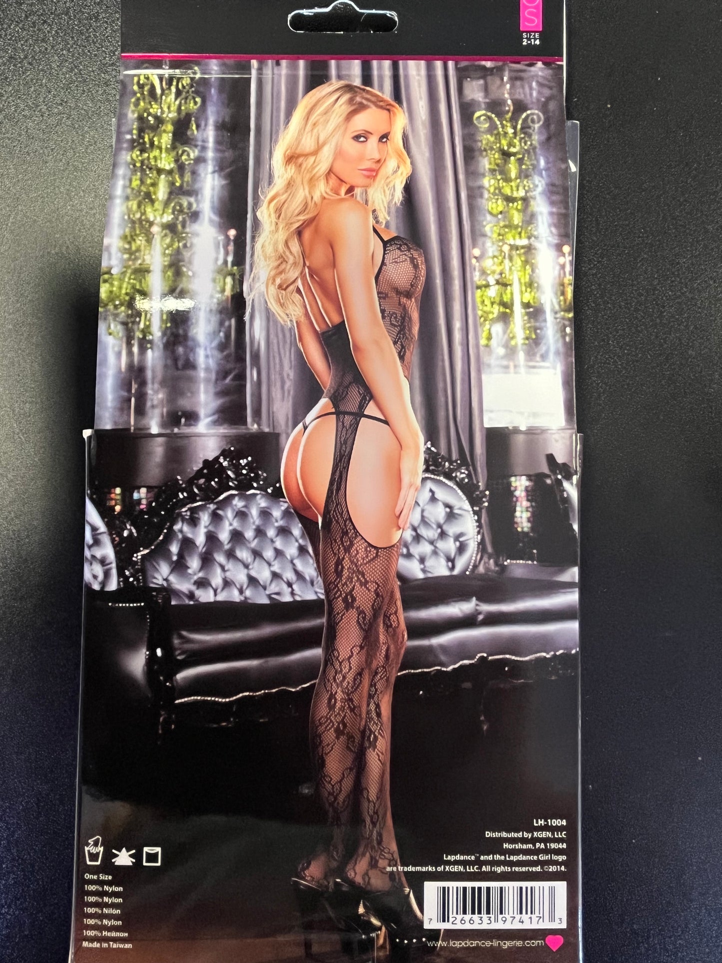 LapDance Crotchless Fencenet Thigh High LH-1004