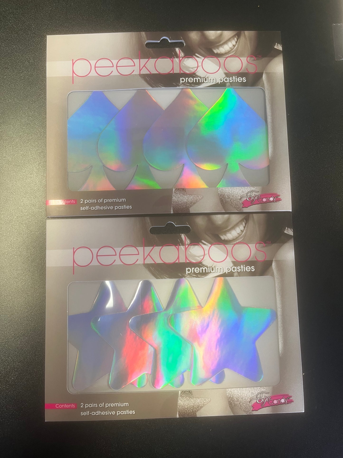 Peek-A-Boo Premium Pasties Holographic Edition