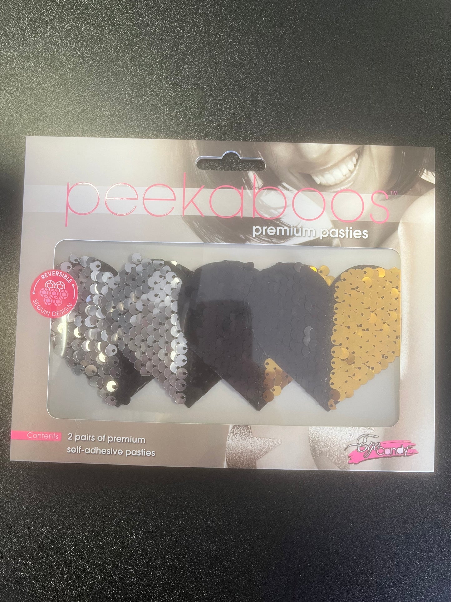 Peek-A-Boo Premium Pasties Sequin Color Shift