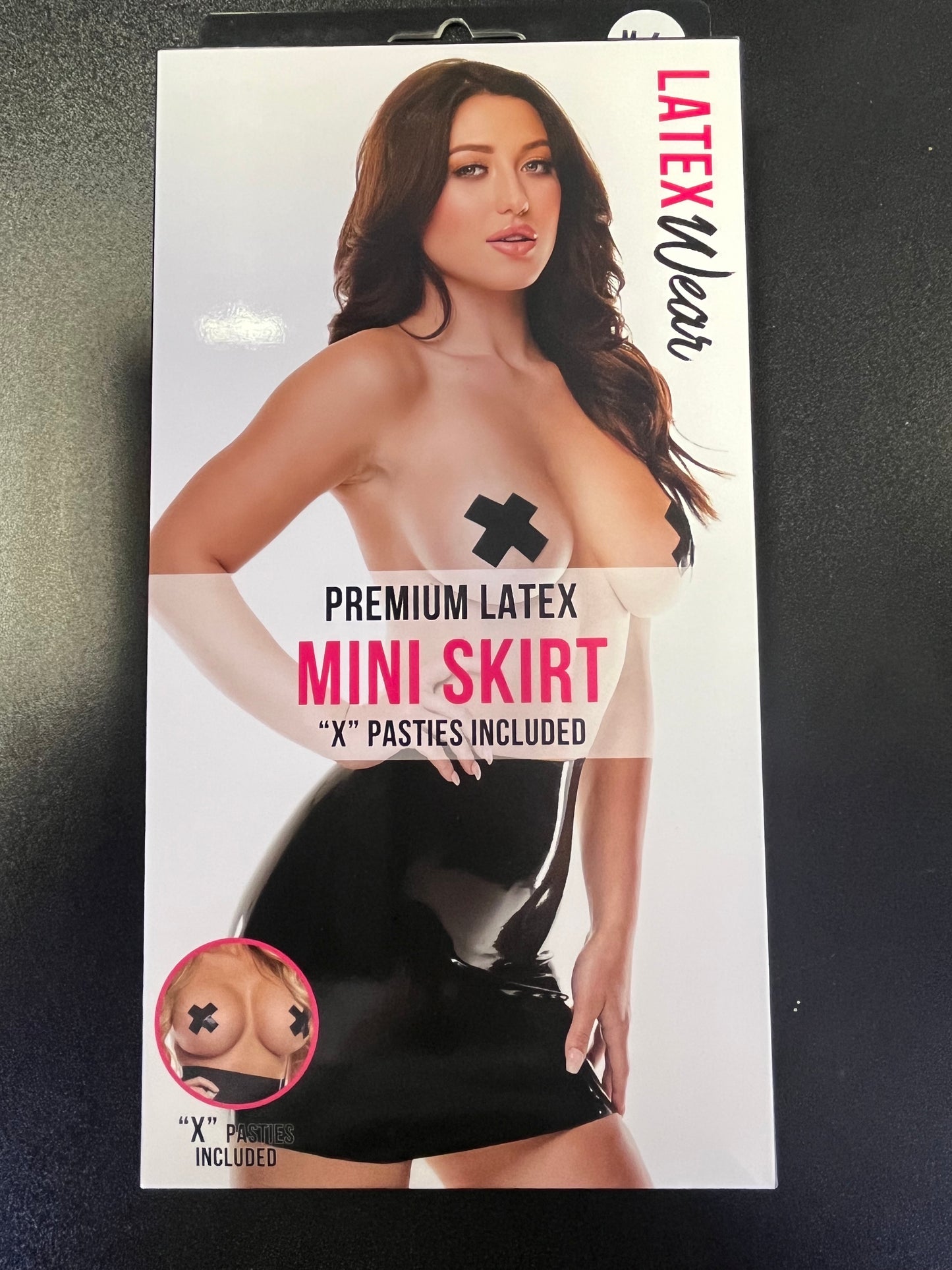Latex Wear Latex Mini Skirt and Free Pasties