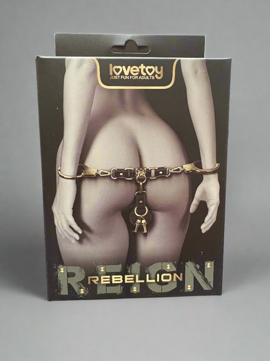 LoveToy Rebellion Reign Heavy Metal Handcuffs