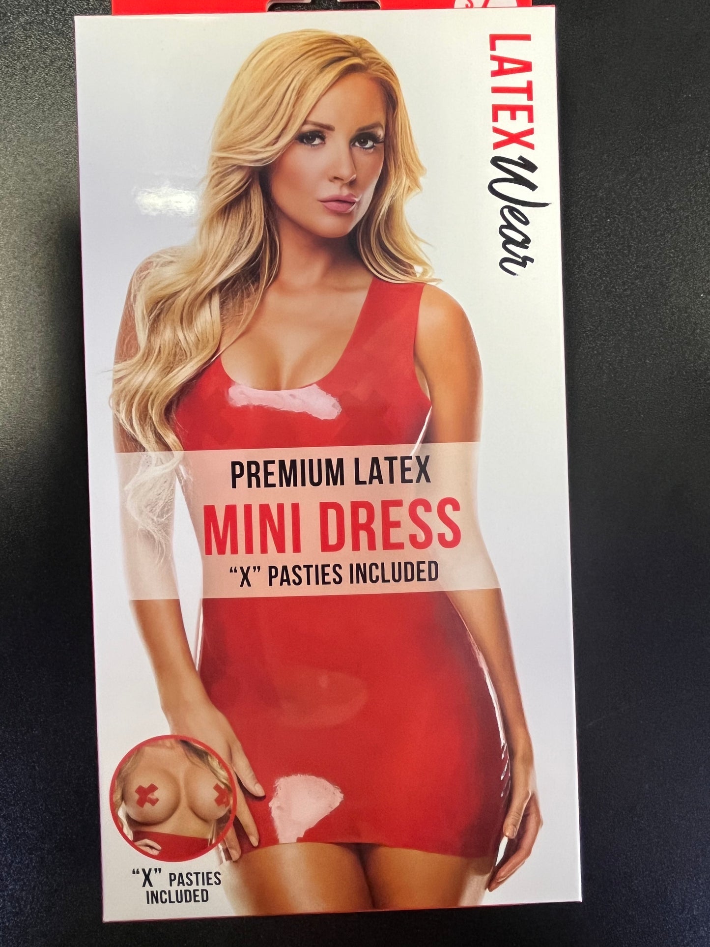 Latex Wear Latex Mini Dress with Free Pasties