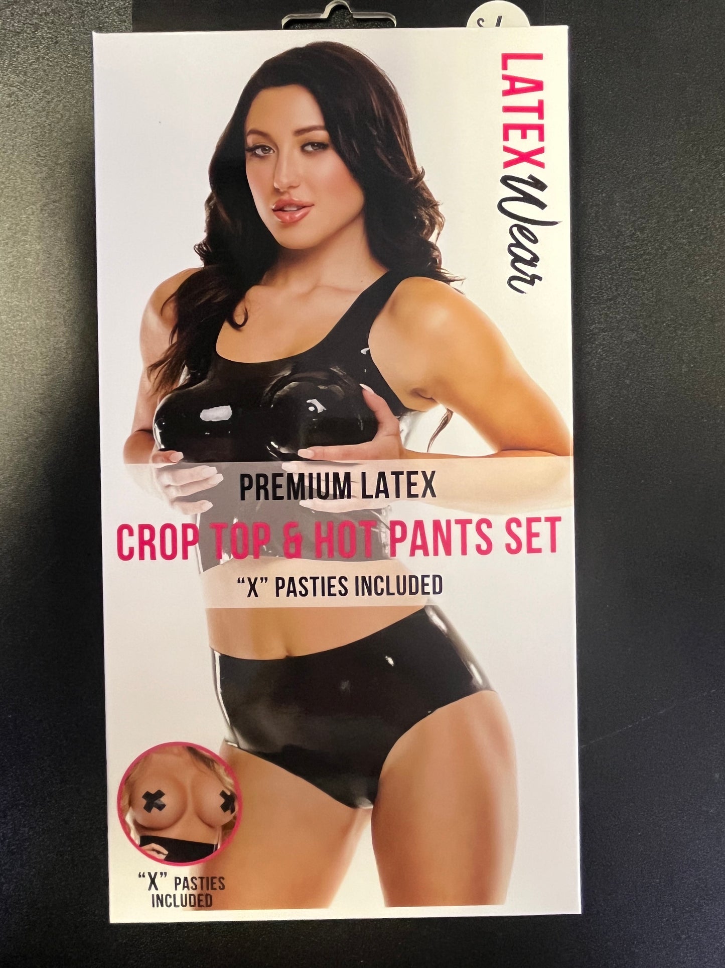 Latex Wear Latex Top and Panties with Free Pasties