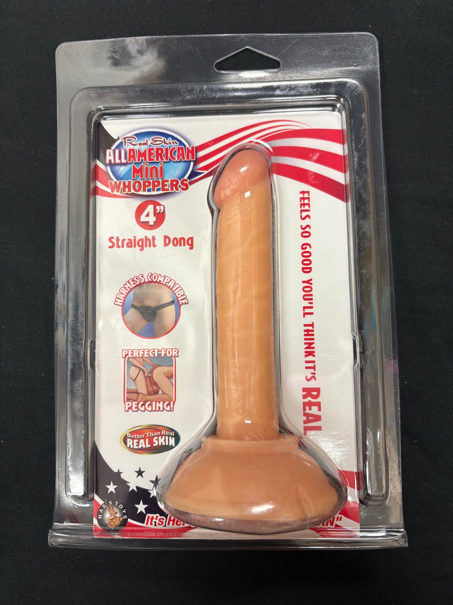 All American Whoppers Mini Whoppers 4 Inch Straight Dildo