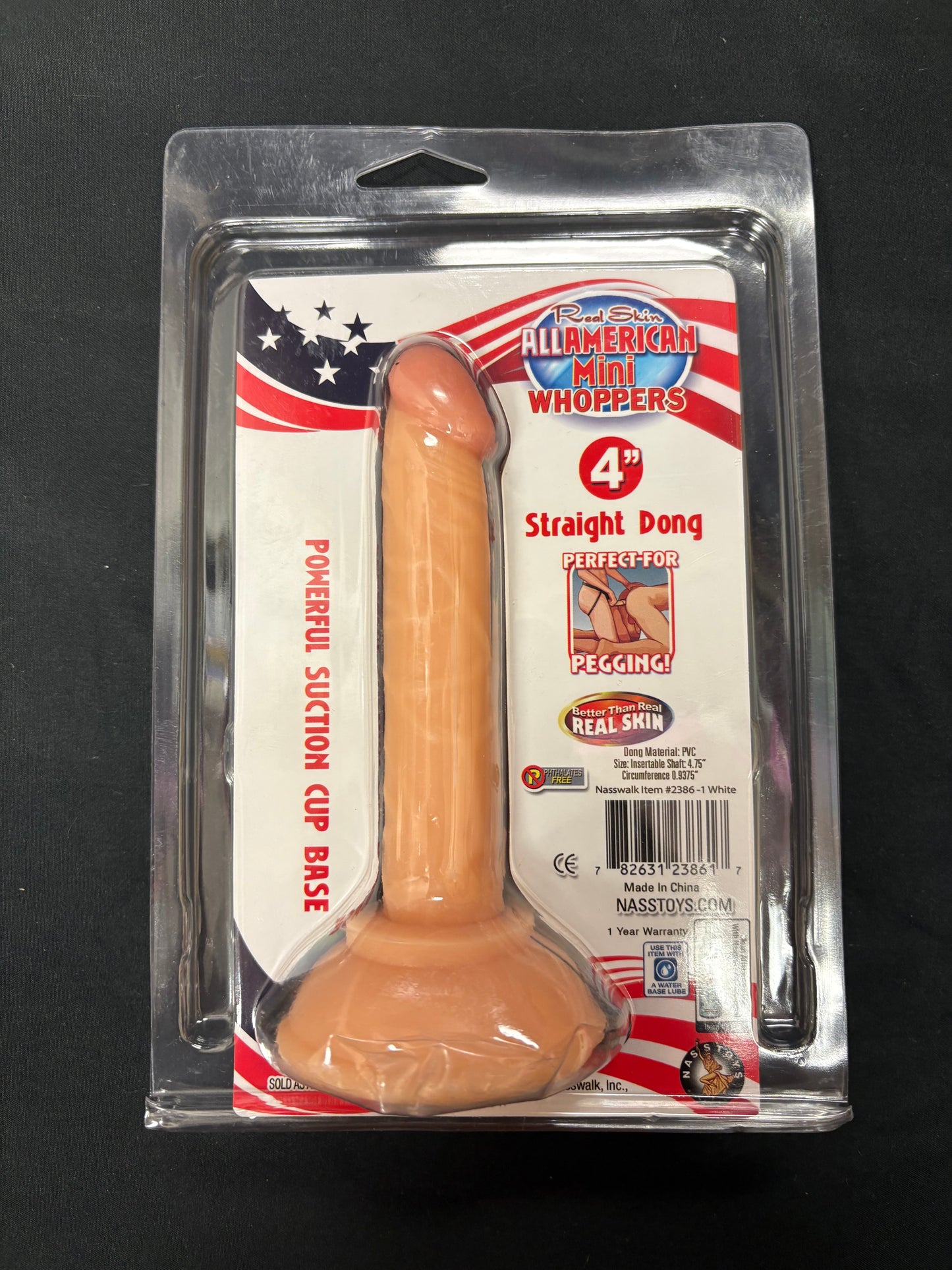 All American Whoppers Mini Whoppers 4 Inch Straight Dildo