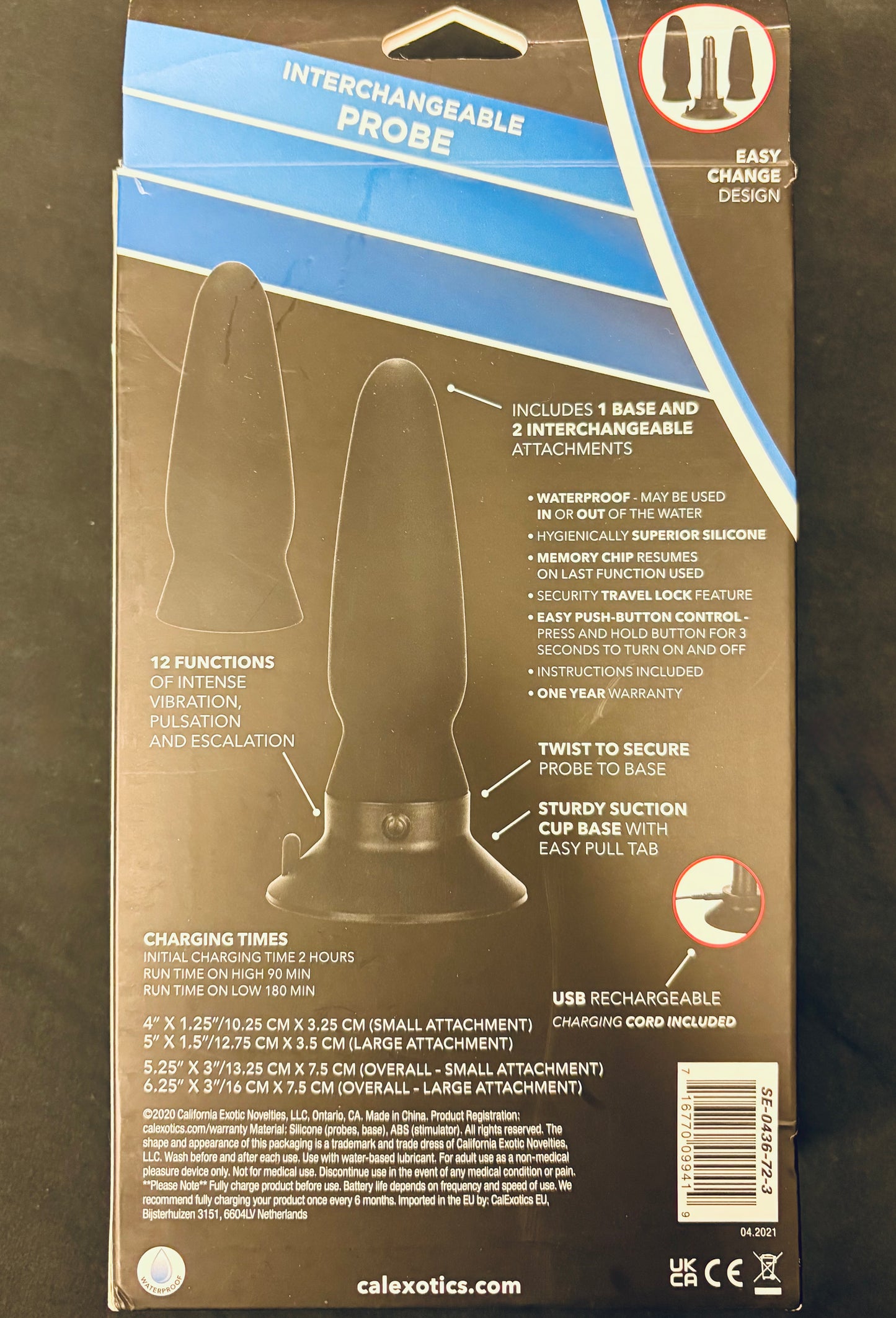 Eclipse Rechargeable Interchangeable Probe Vibe