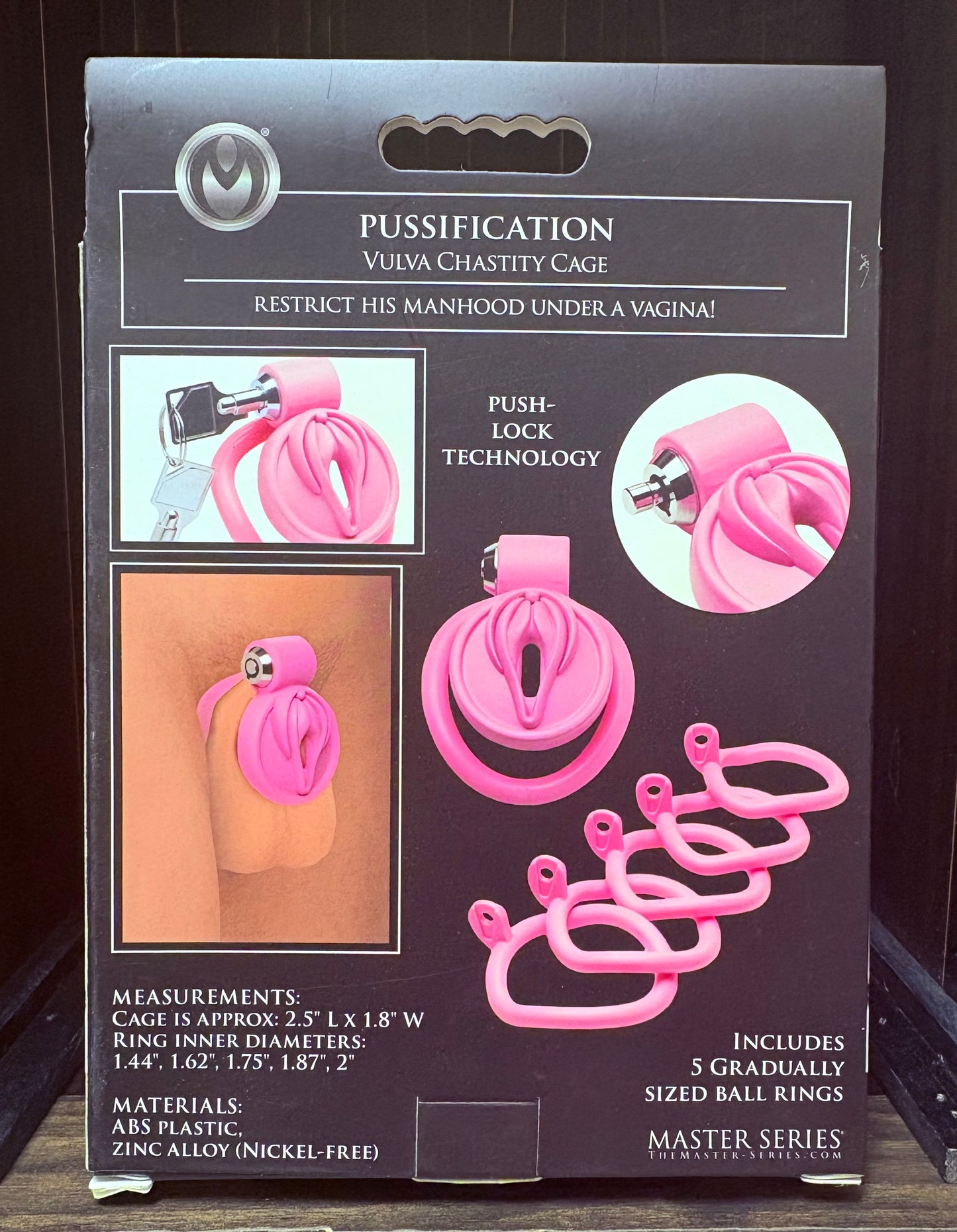 Master Series Pussification Vulva Chastity Cage Micro
