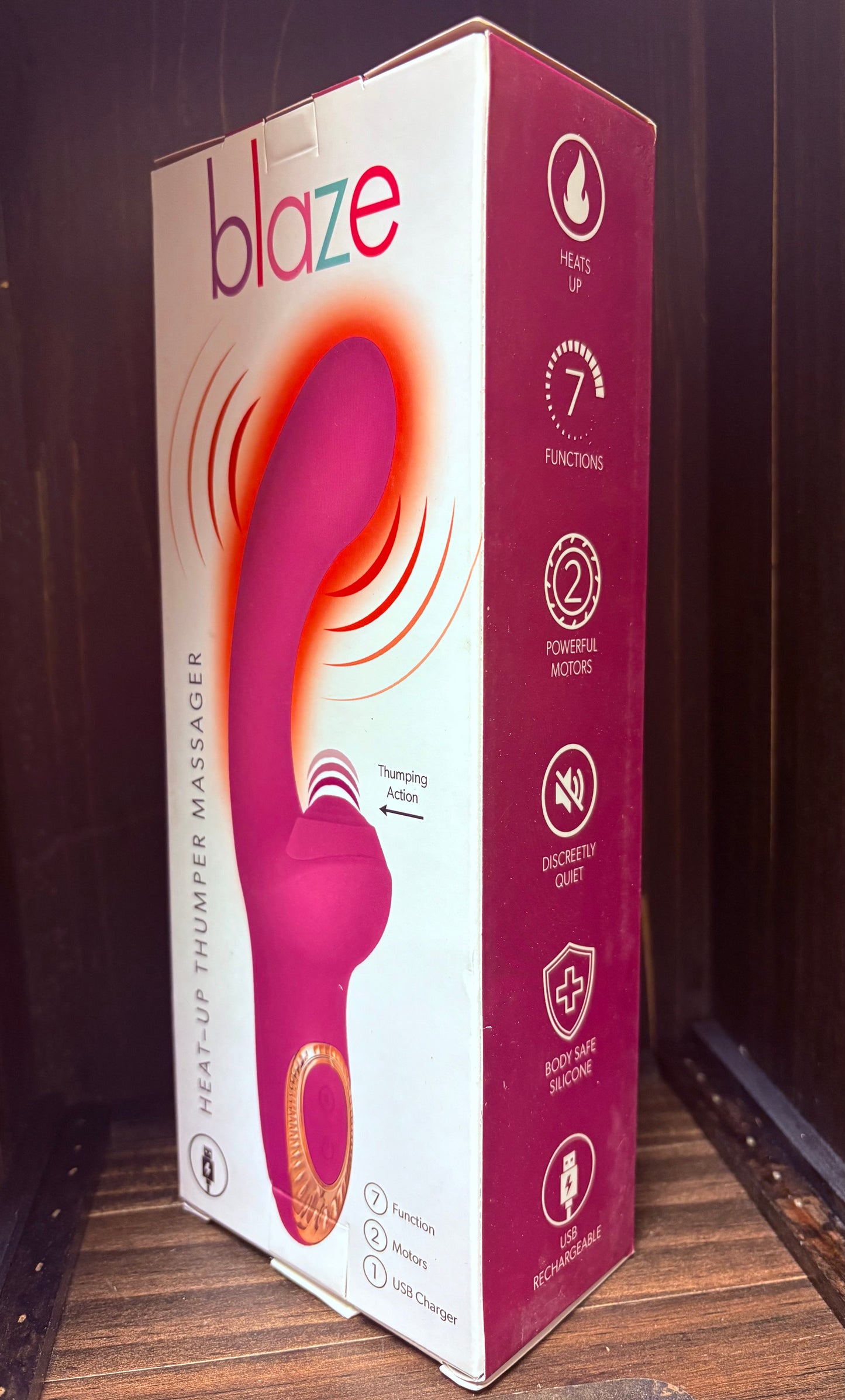 Nasstoys Blaze Heat-Up Thumper Massager