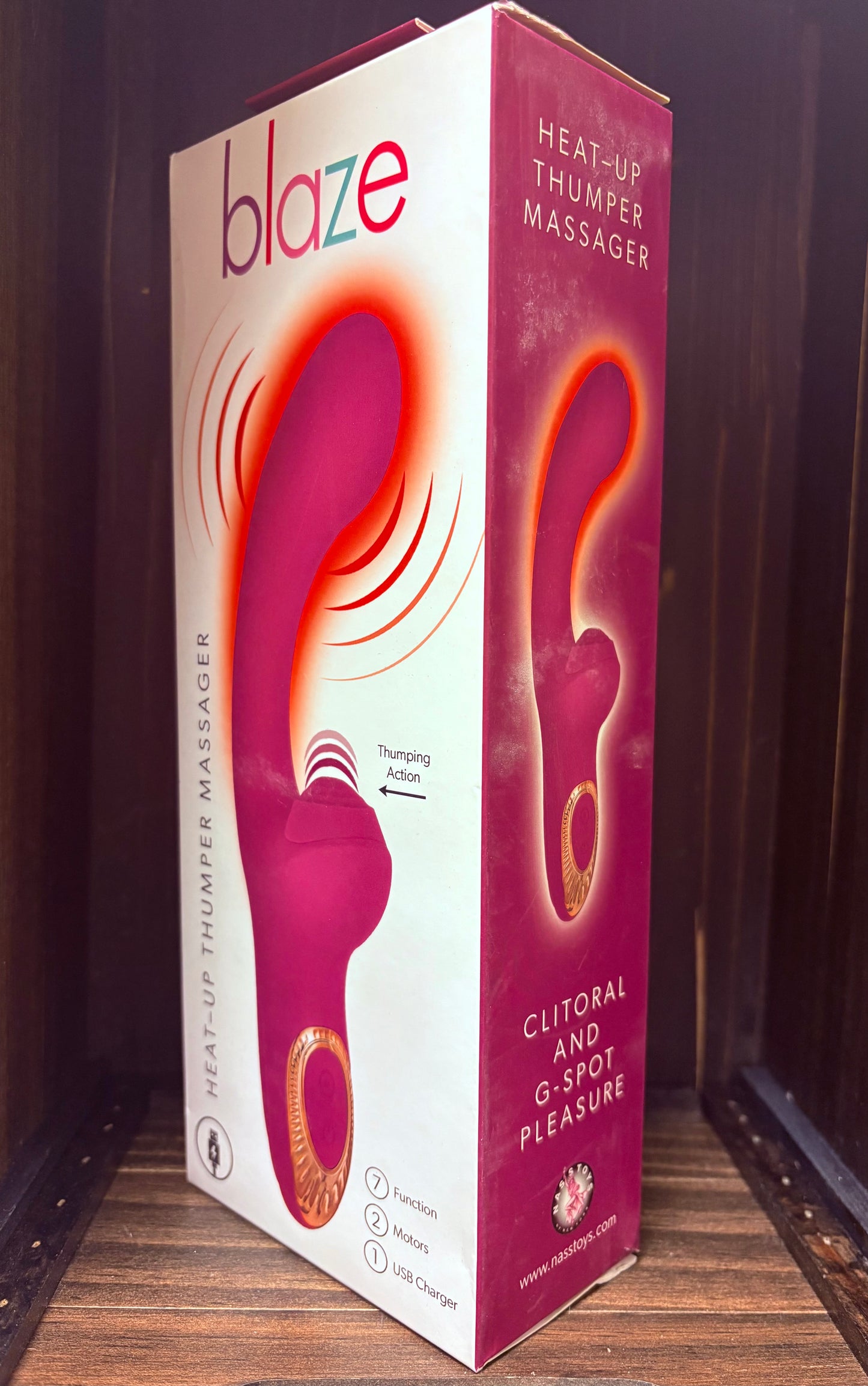 Nasstoys Blaze Heat-Up Thumper Massager