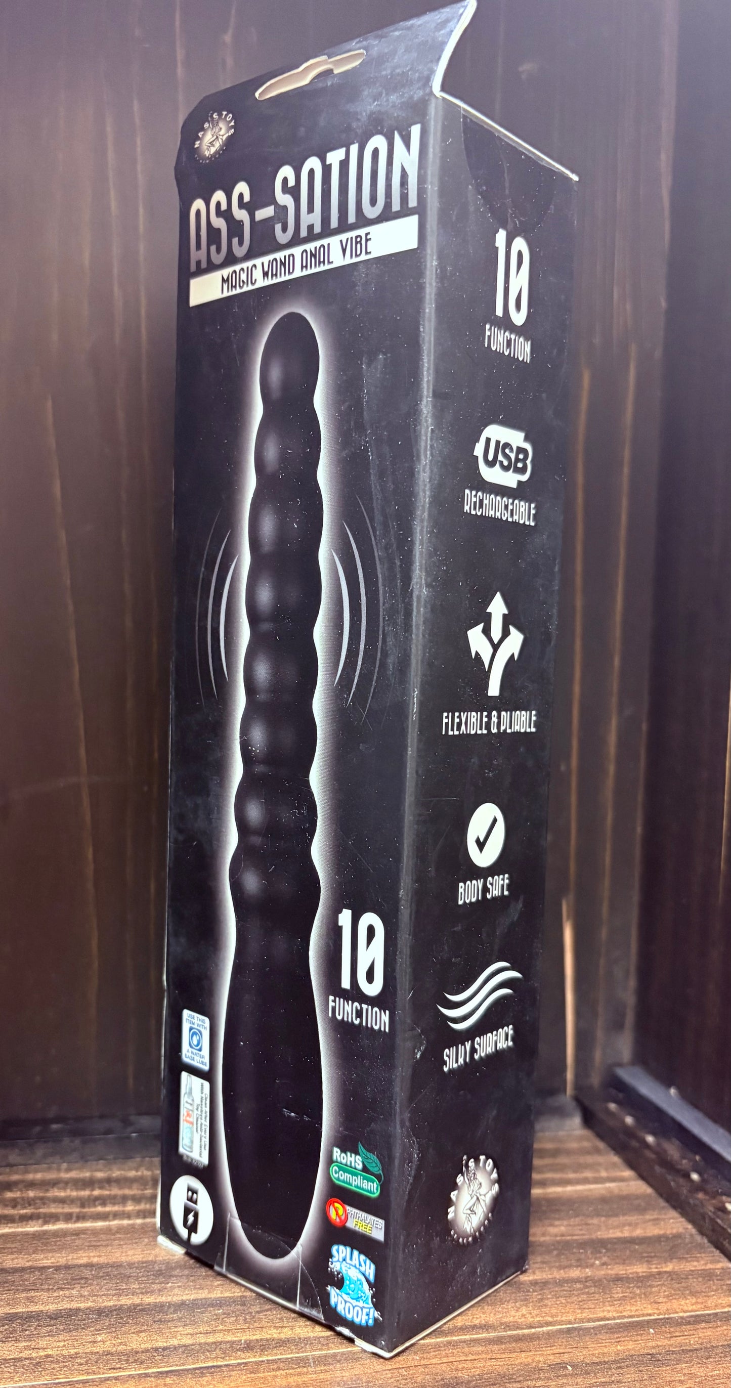 NassToys Ass-Sation Magic Wand Anal Vibe