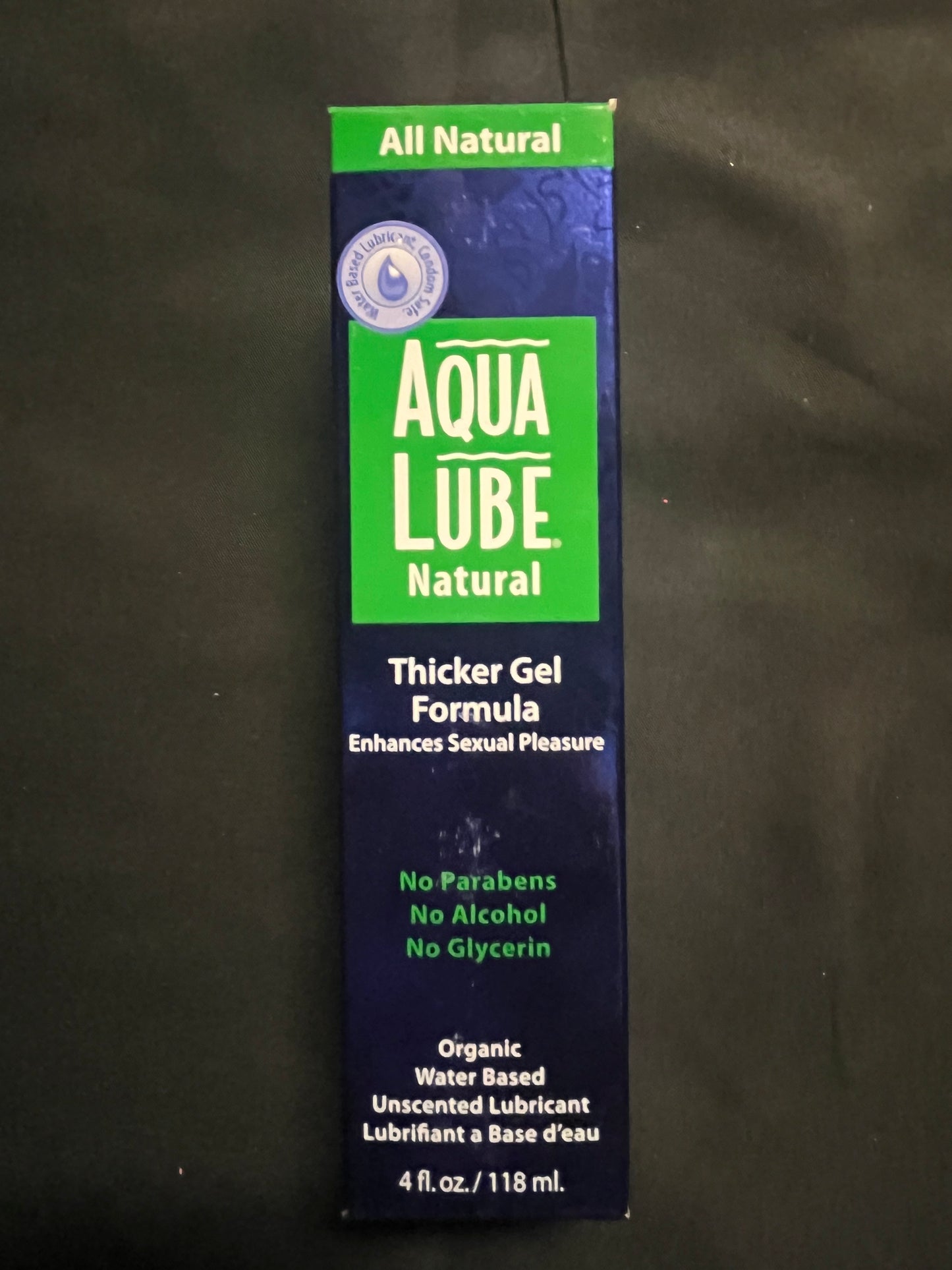 Aqua Lube Natural Thick Gel Water Based Lube
