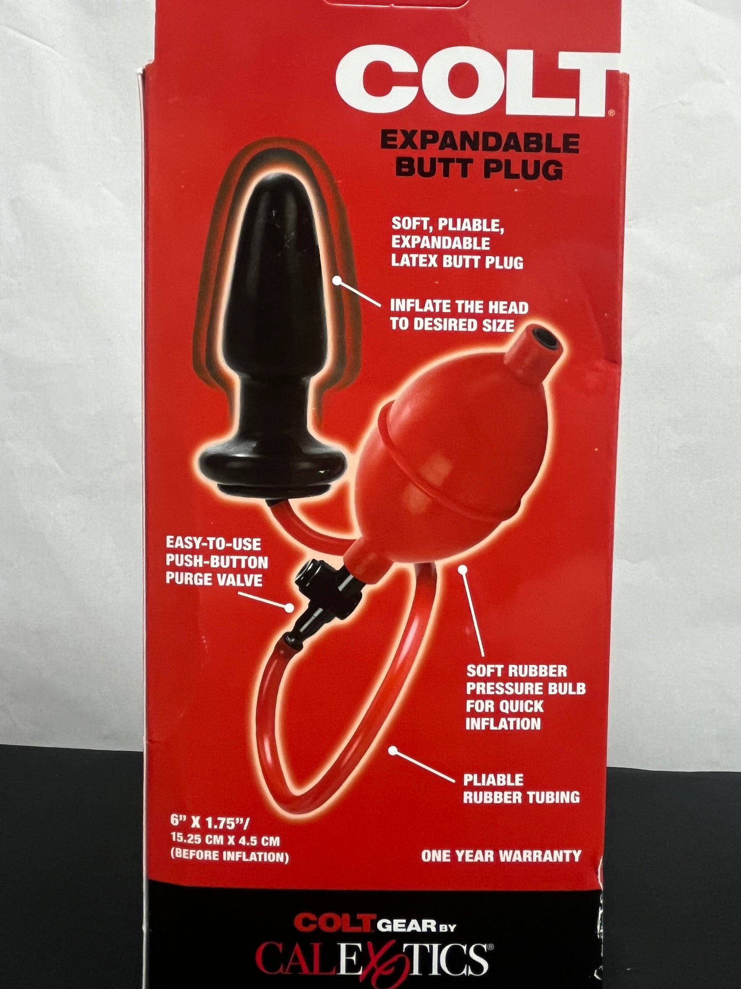 Colt Expandable Butt Plug