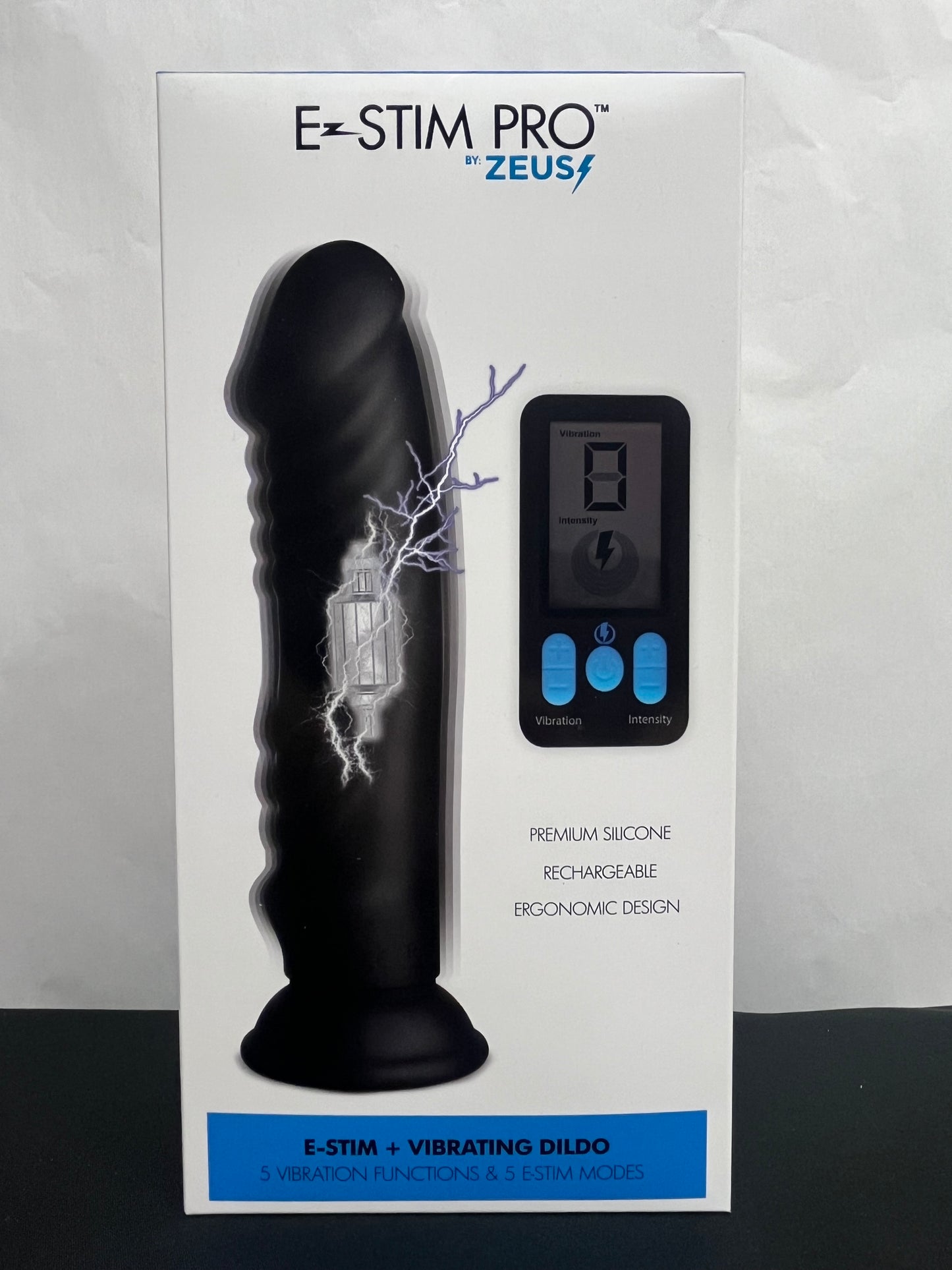XR Brands E-Stim Pro Vibrating Dildo