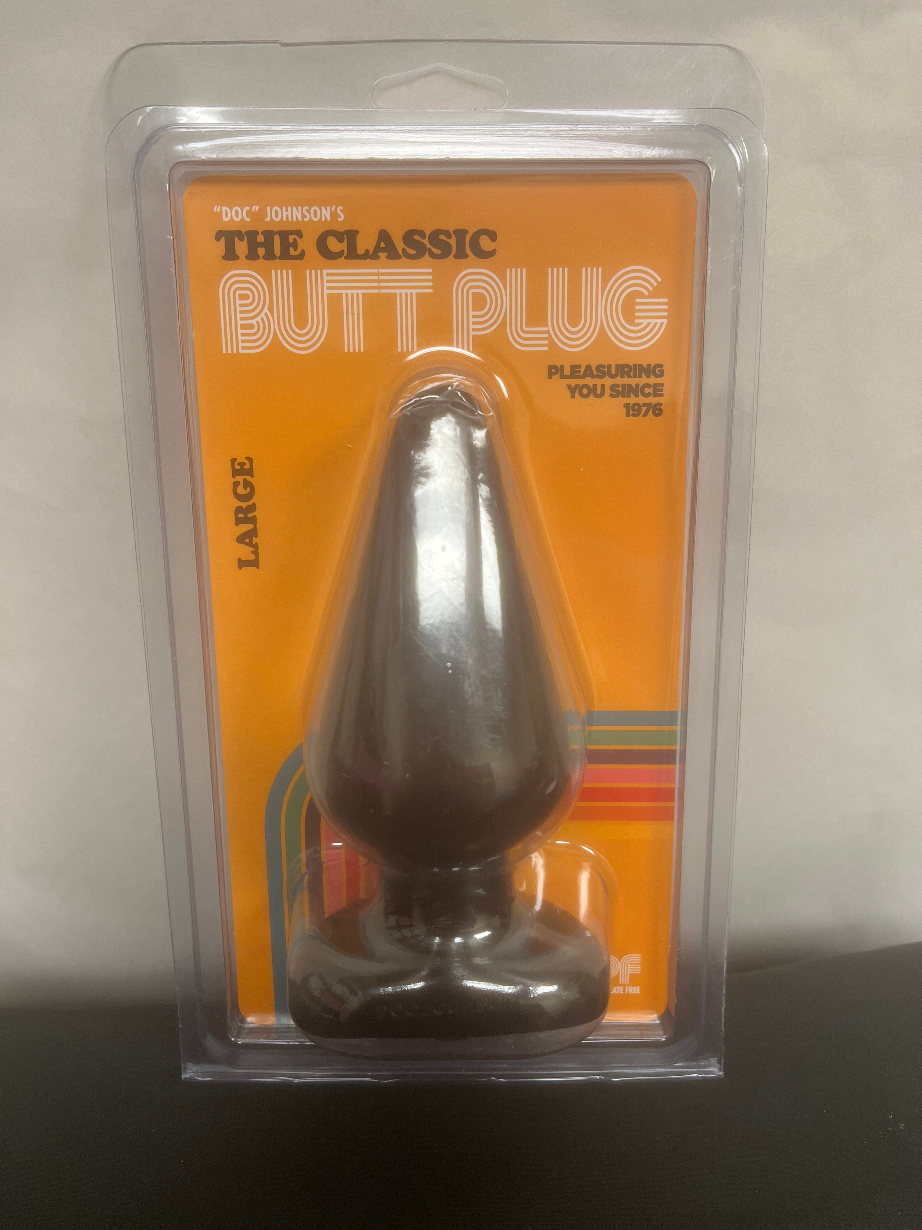 Doc Johnson Butt Plug Large in Black The Love Nest