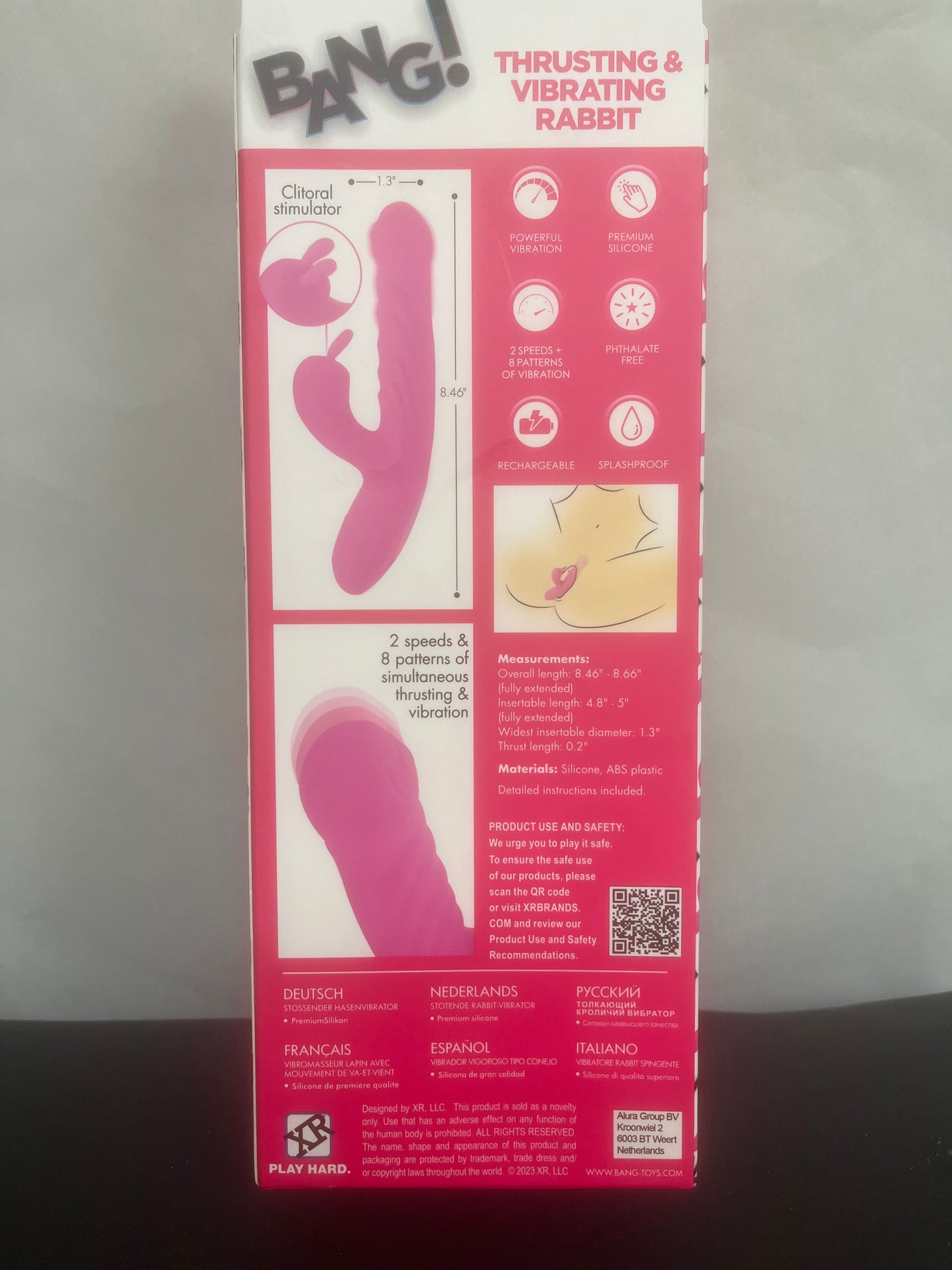 XR Brands Bang! Thrusting & Vibrating Rabbit