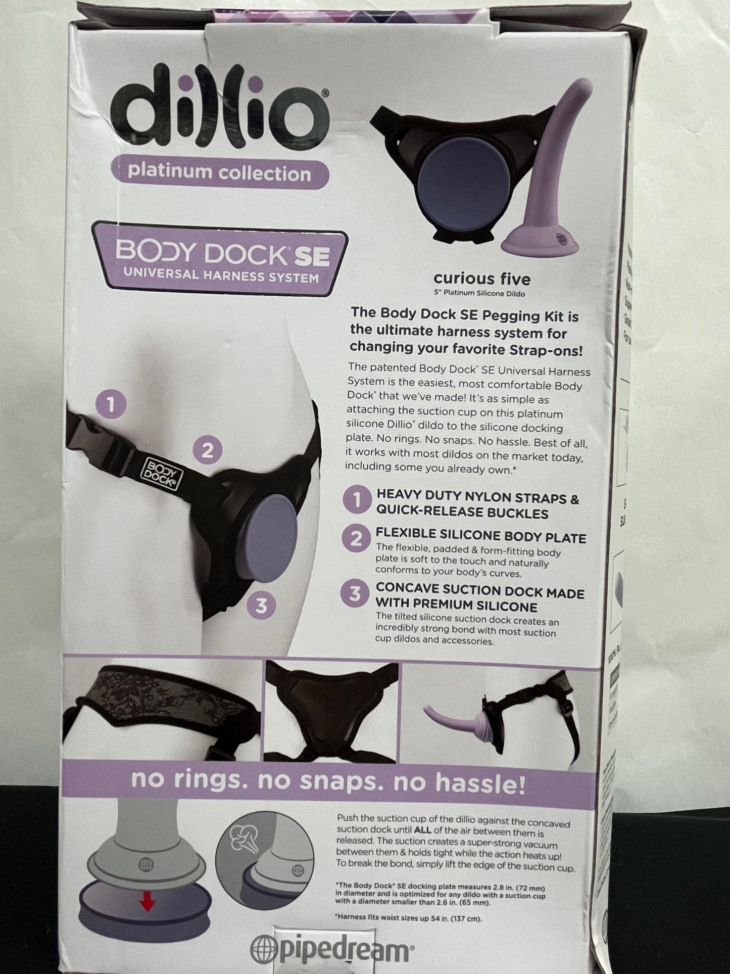 PipeDream Dillio Body Dock SE Pegging Kit