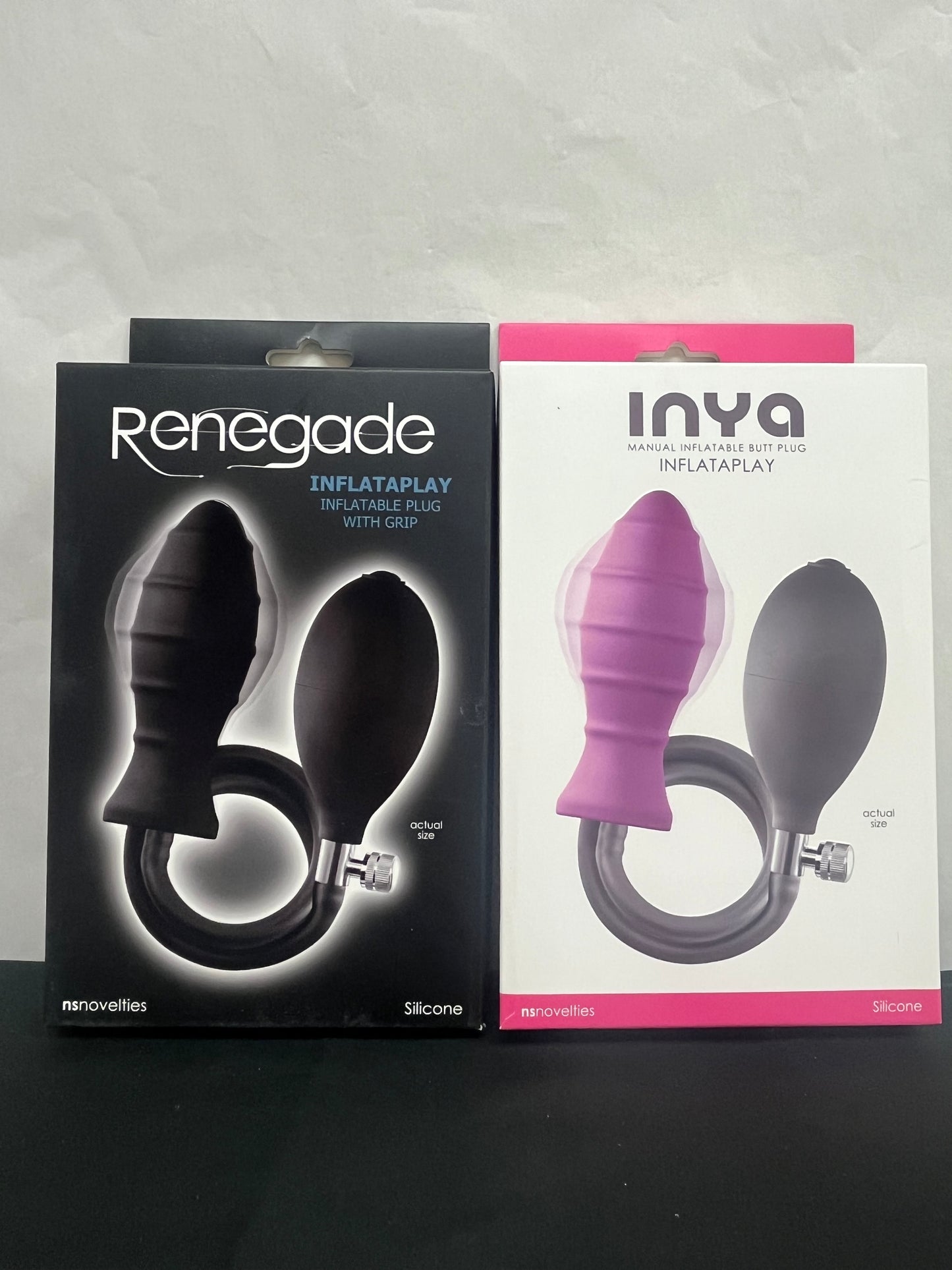 NS Novelties InflataPlay Silicone Inflatable Butt Plug