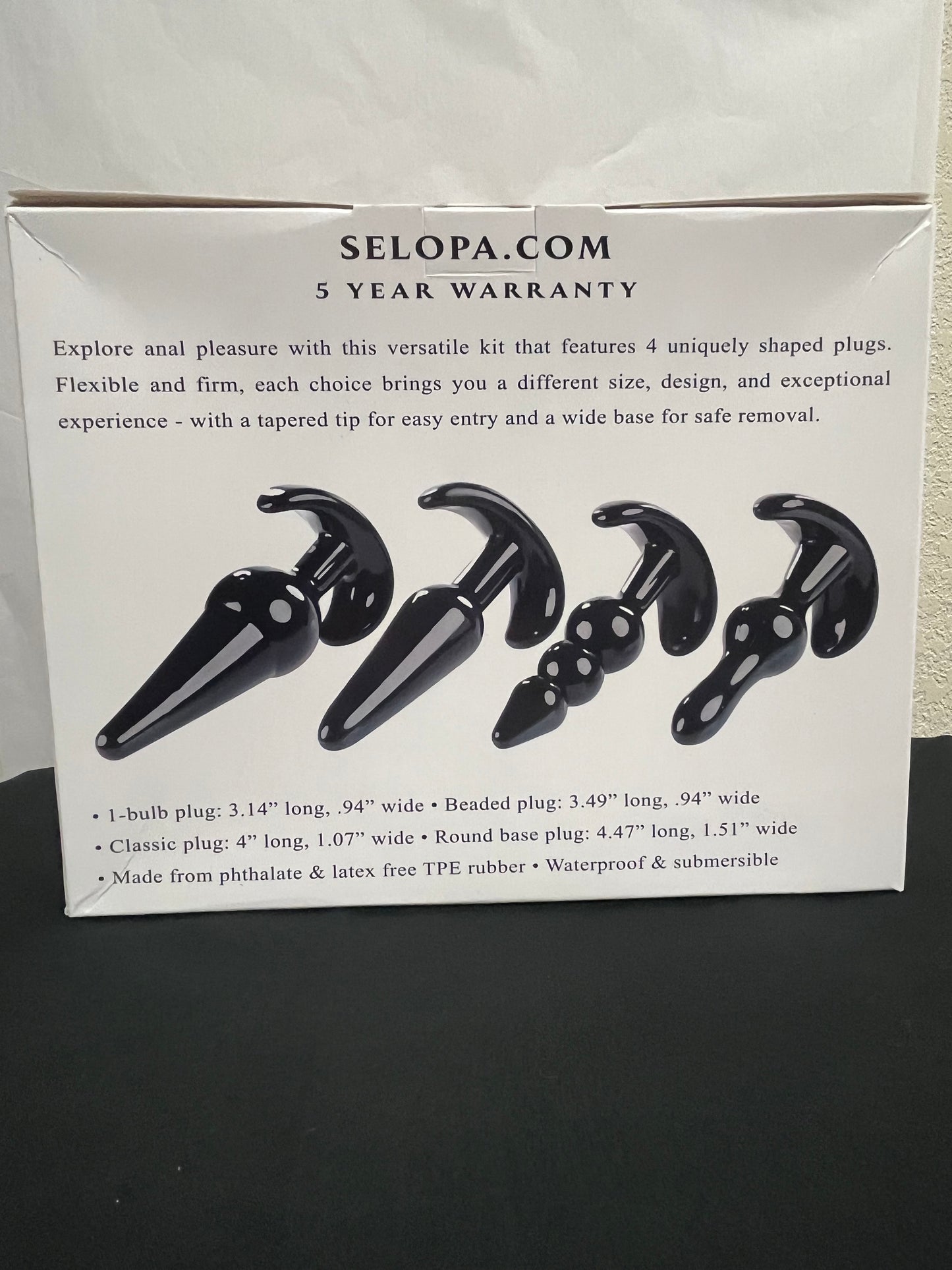 Evolved Novelties Selopa Intro To Plugs Kit