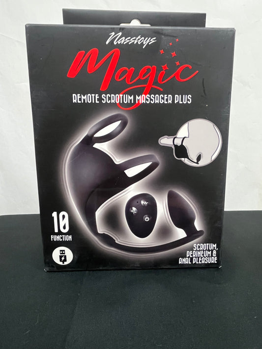 NassToys Magic Remote Scrotum Massager Plus