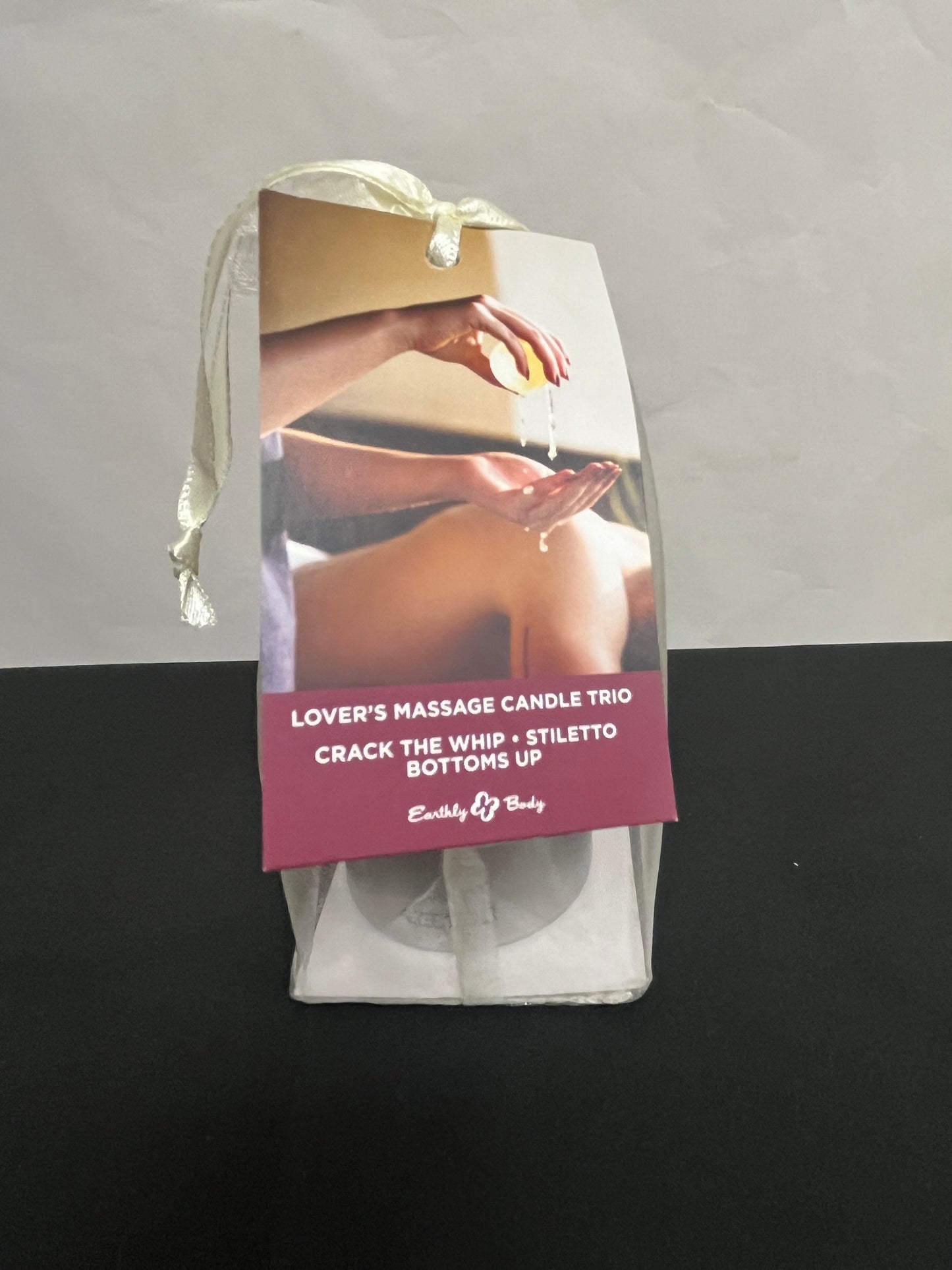Earthly Body Lover's 3-in-1 Massage Candle Trio in 3 x 1.75oz/50g