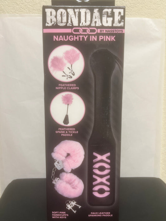 NassToys Bondage Naughty in Pink Kit