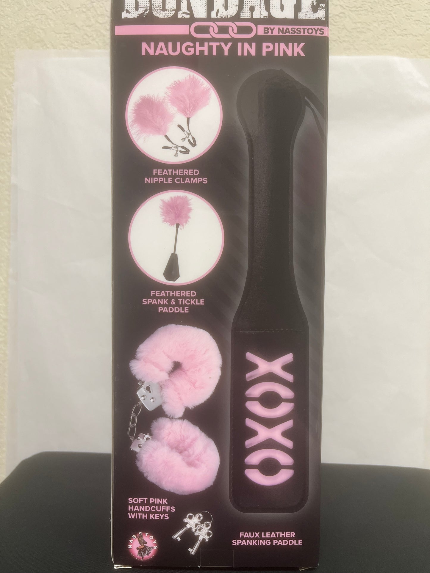 NassToys Bondage Naughty in Pink Kit