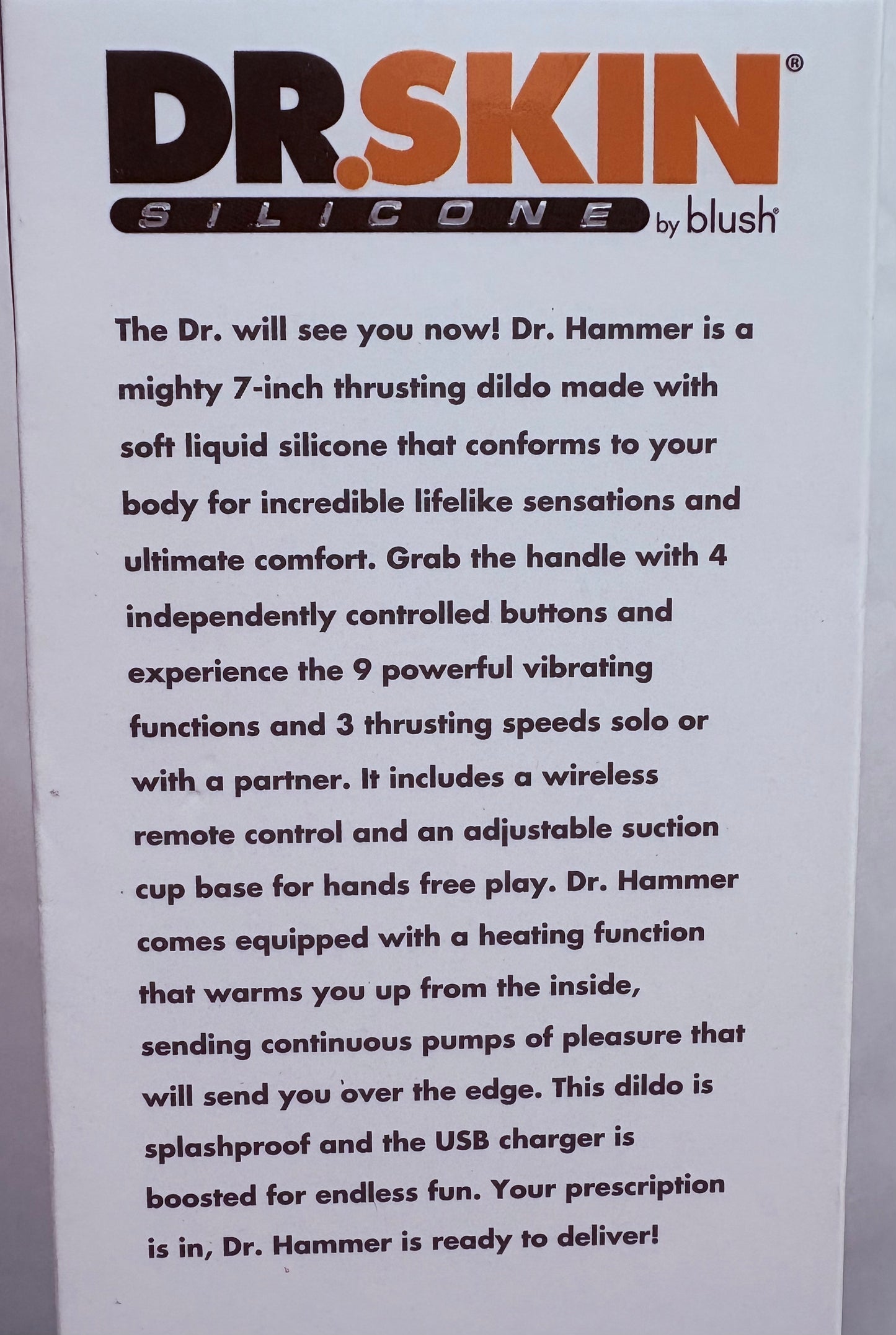 Dr. Skin 7" Dr. Hammer Thrusting Dildo