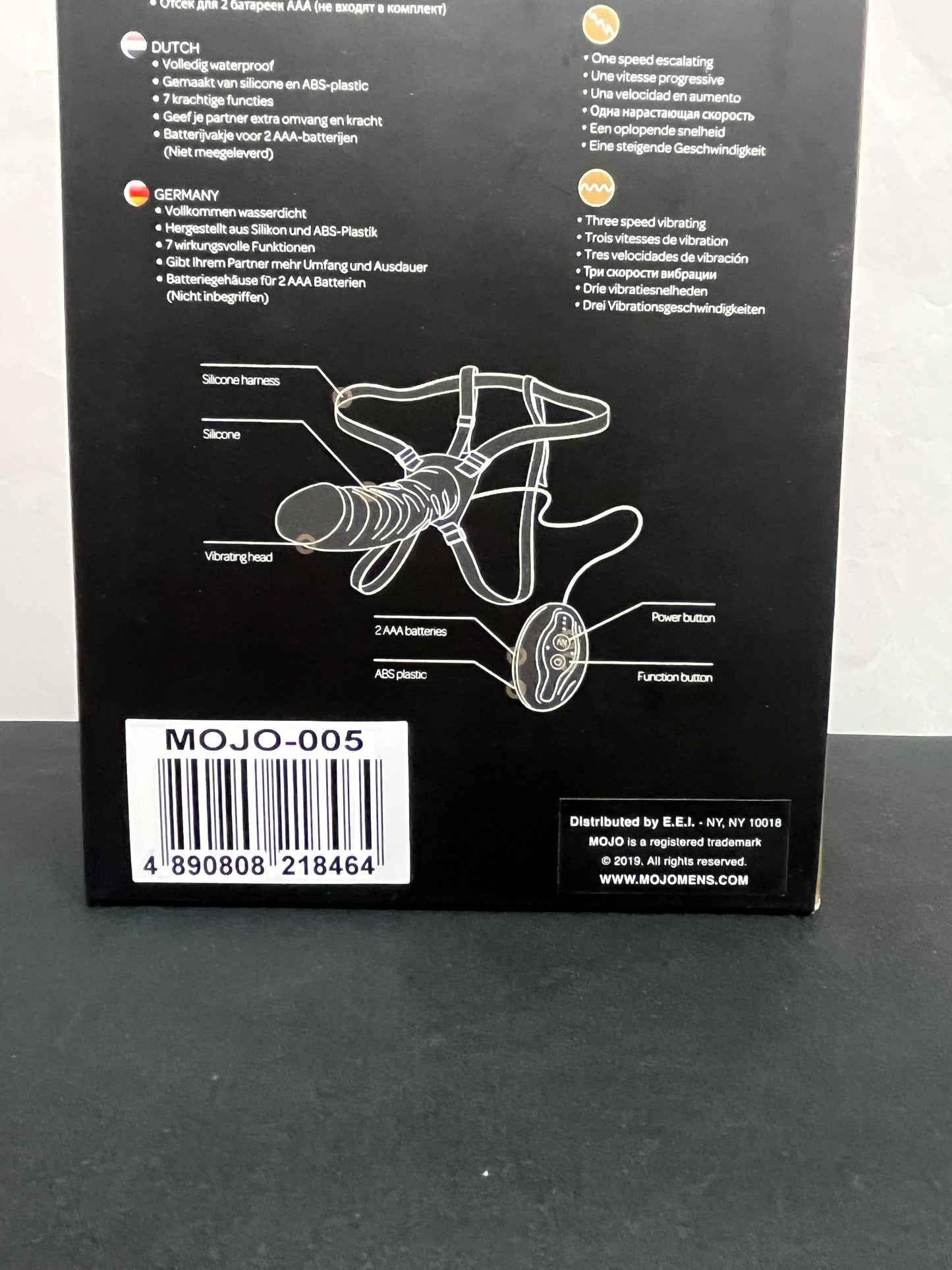 Mojo Throttle Hollow Vibrating Male Harness