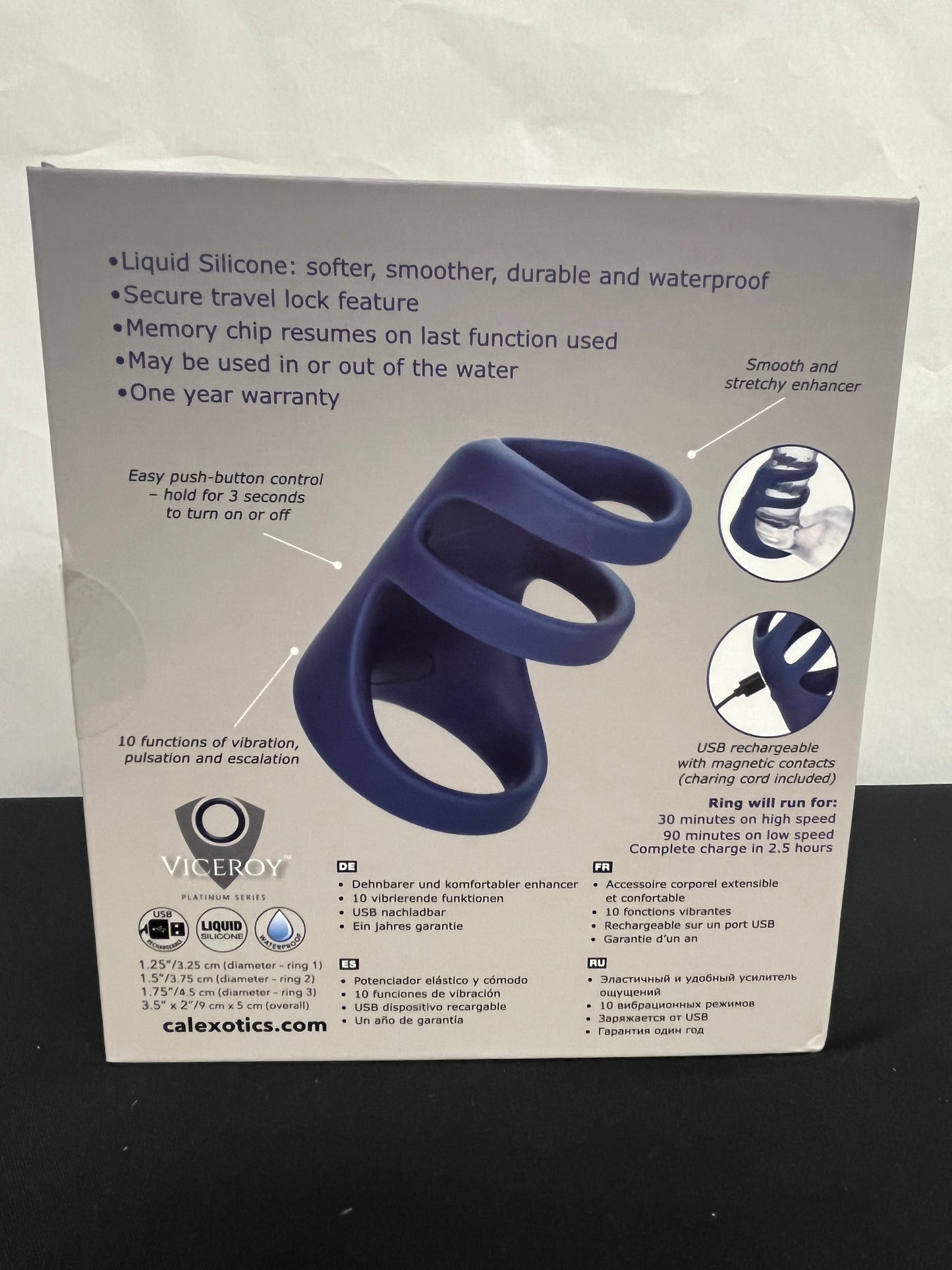 CalExotics Viceroy Rechargeable Triple Cock Cage