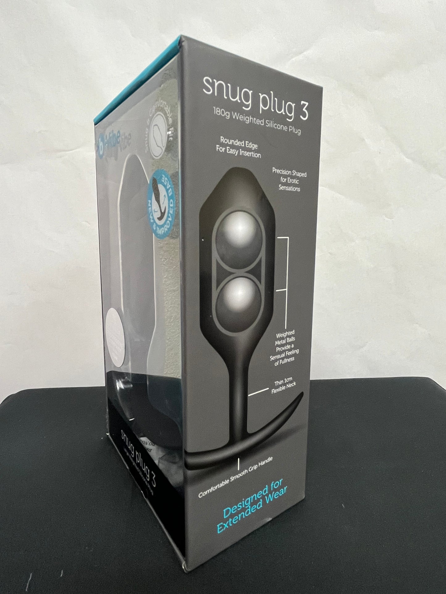 B-Vibe Snug Plug 3 Weighted Silicone Butt Plug
