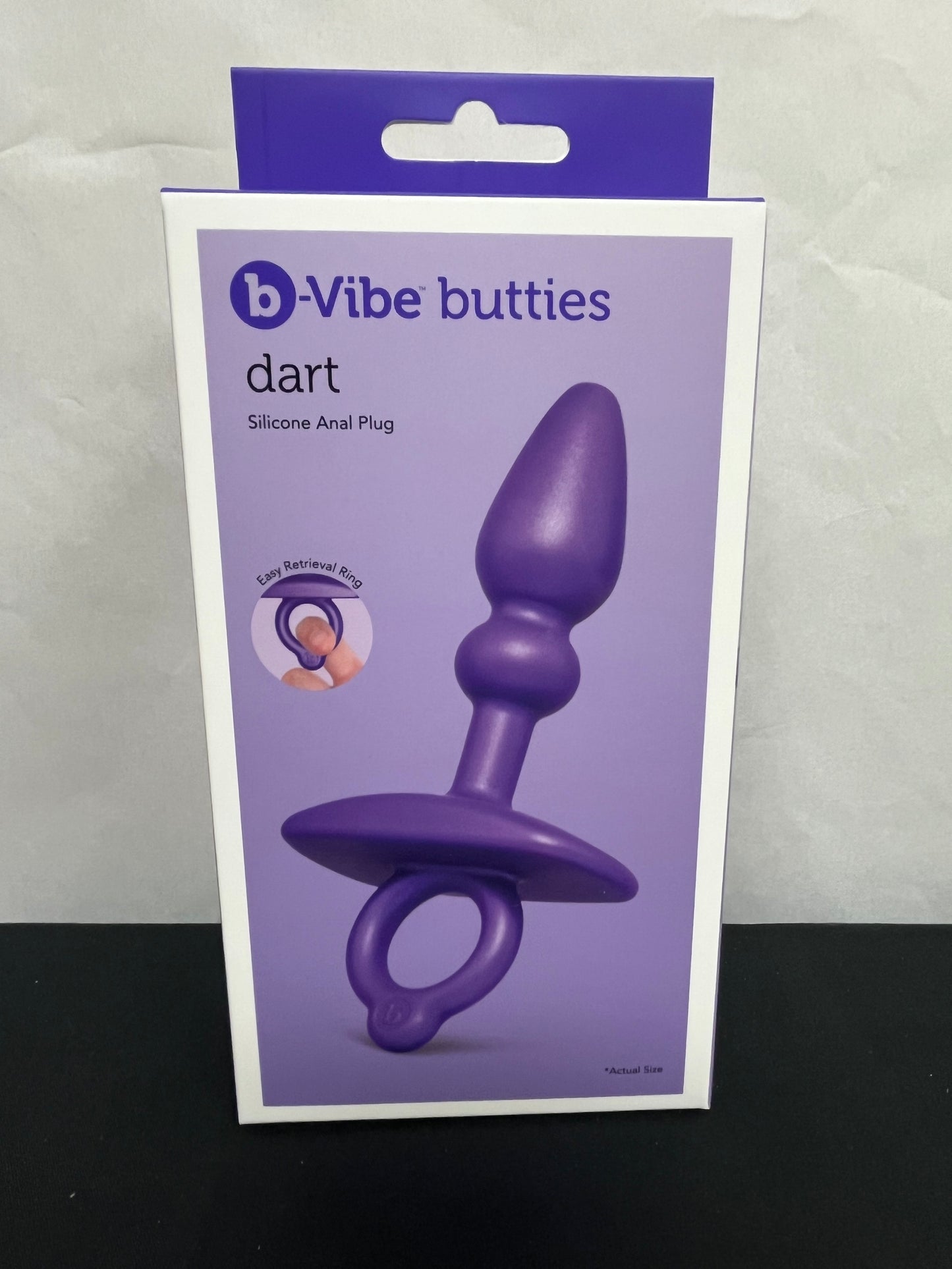 B-Vibe Butties Dart Silicone Anal Plug
