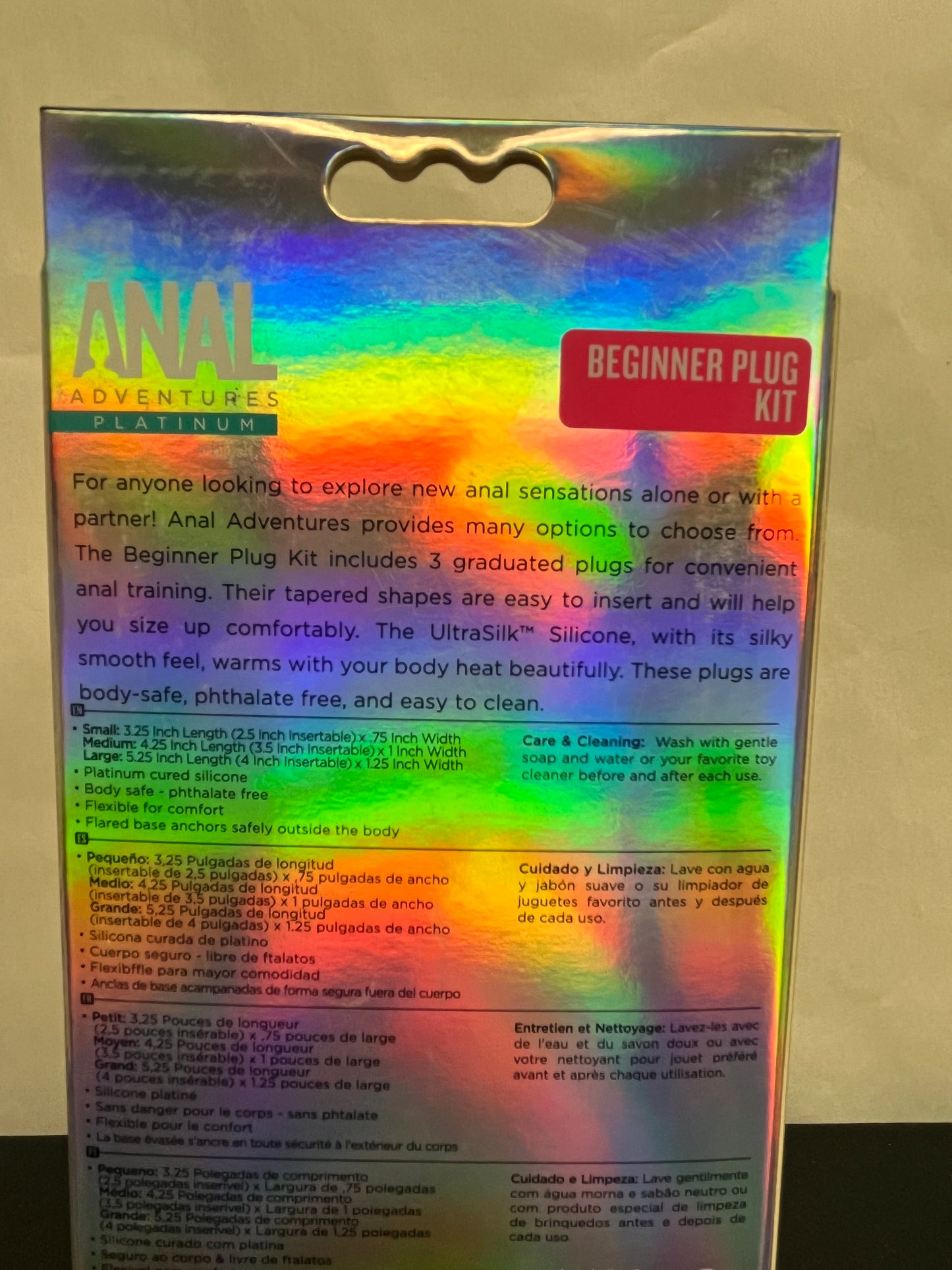 Blush Anal Adventures Platinum Beginner Plug Kit