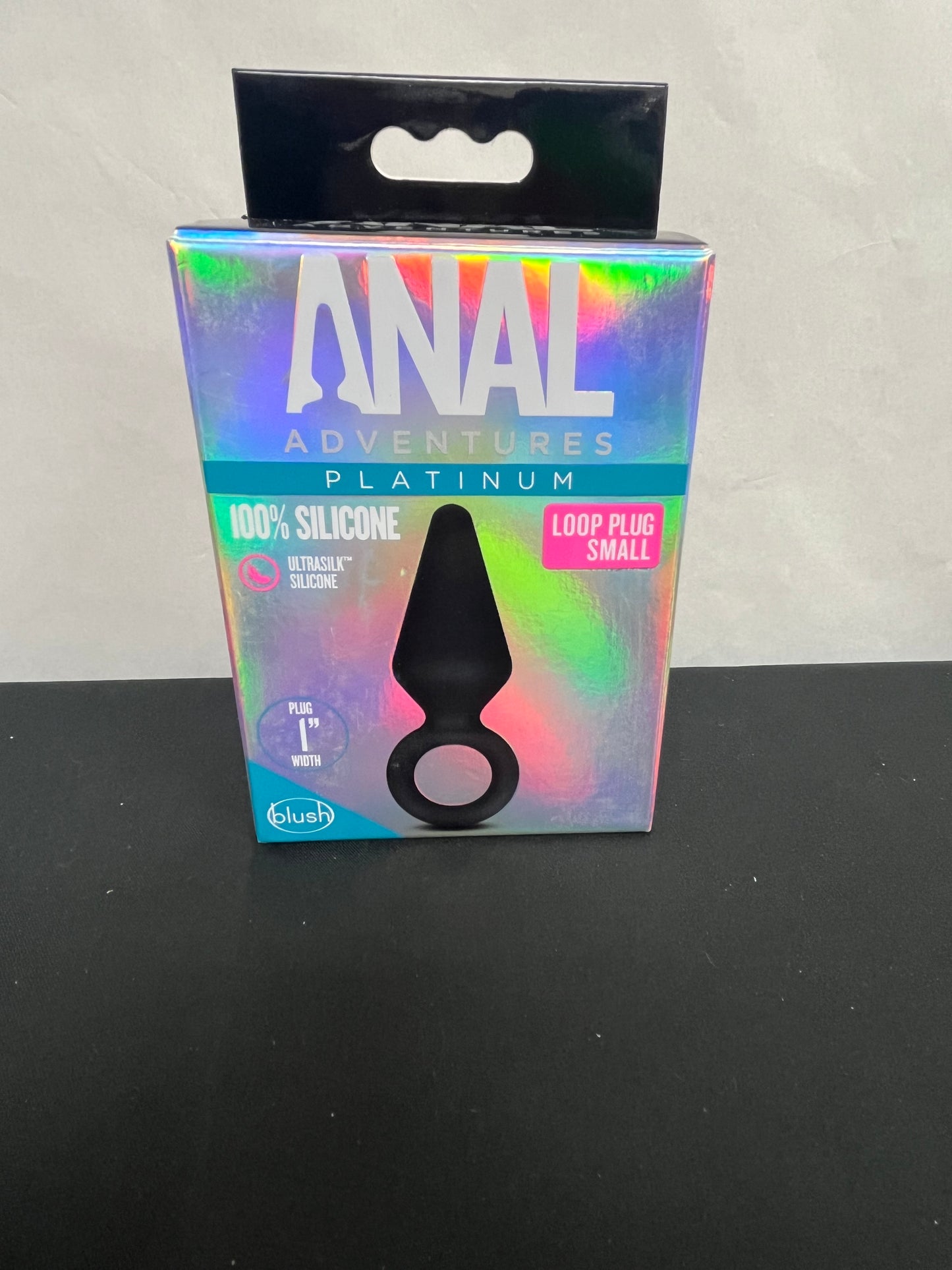 Anal Adventures Platinum Loop Plug in Small