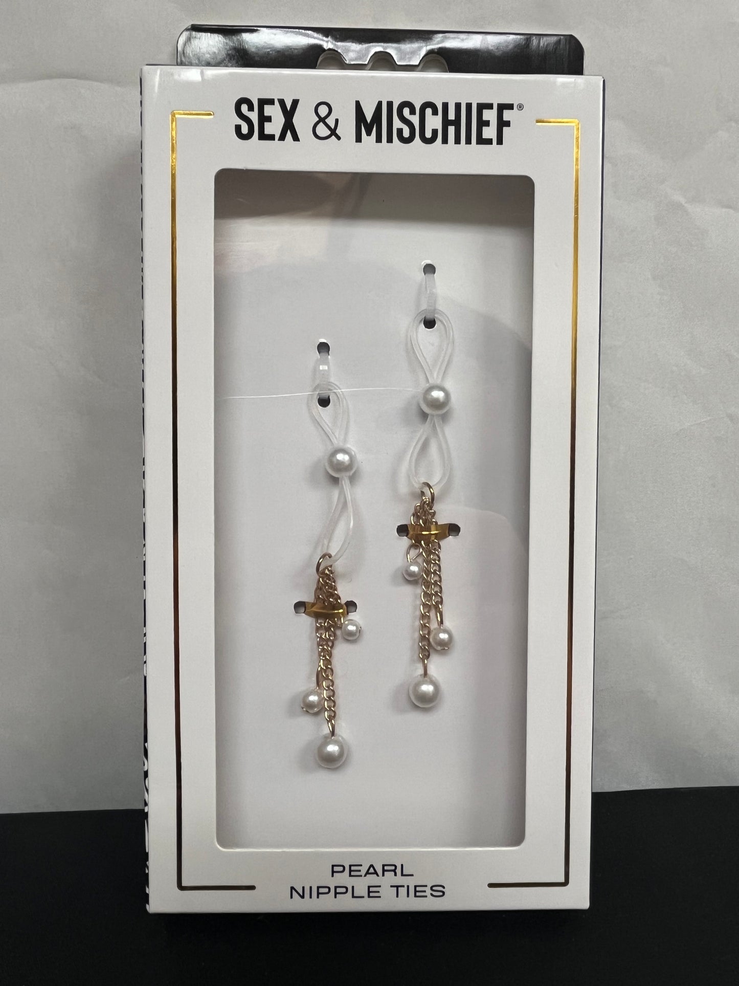 Sex & Mischief Pearl Nipple Ties