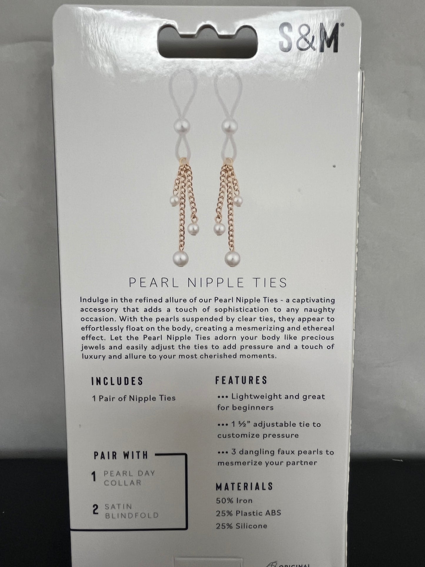 Sex & Mischief Pearl Nipple Ties