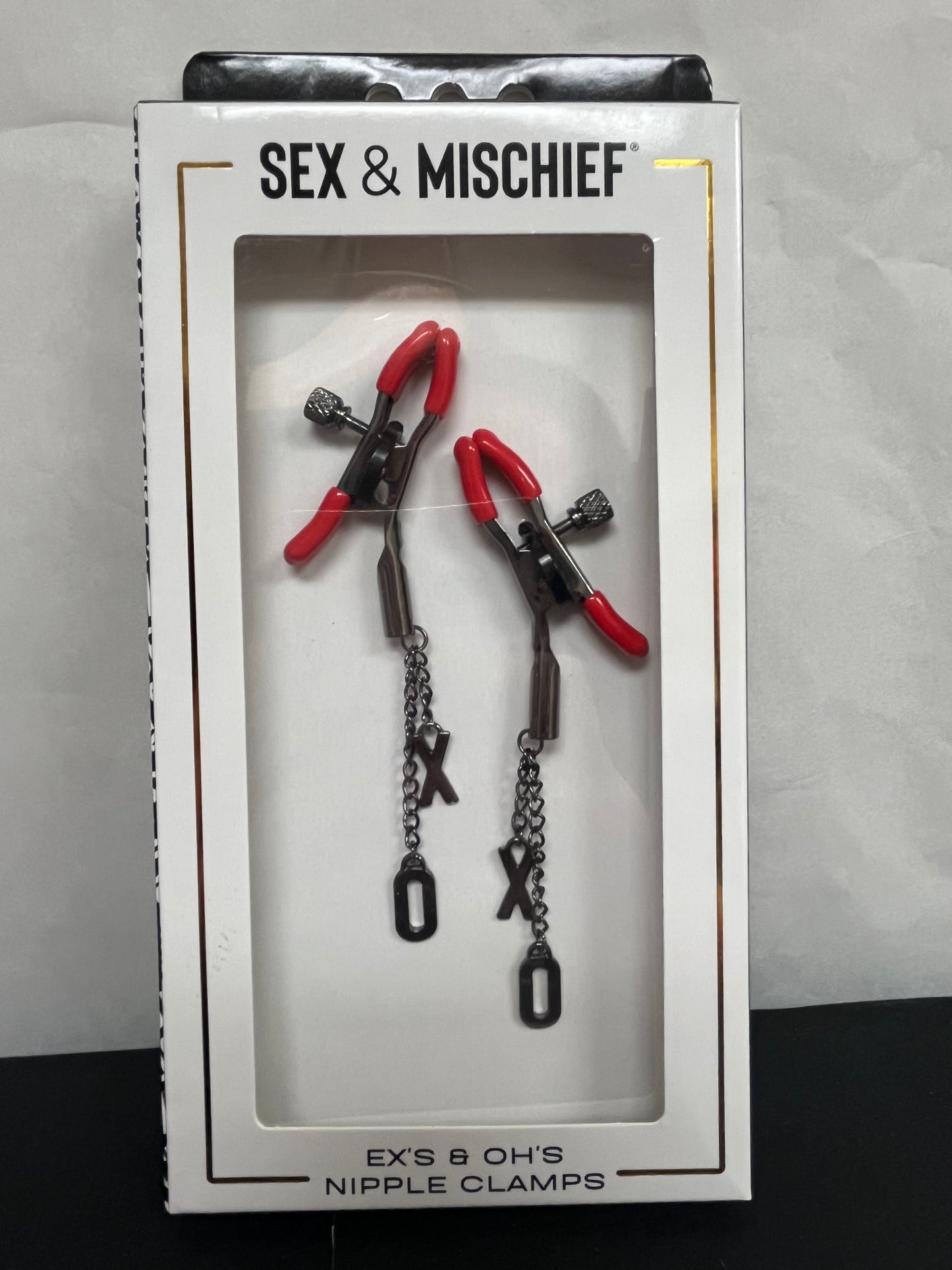 Sex & Mischief Ex's & Oh's Nipple Clamps
