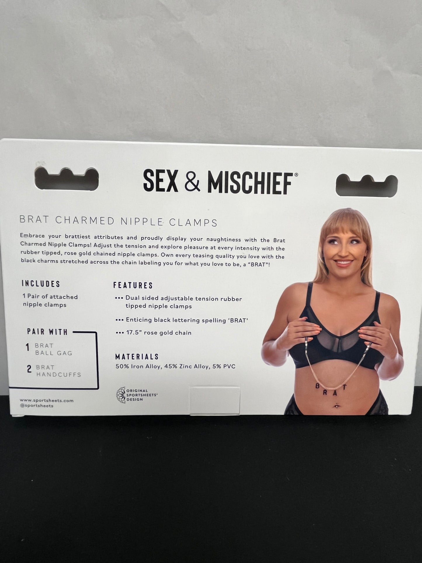 Sex & Mischief Brat Charmed Nipple Clamps